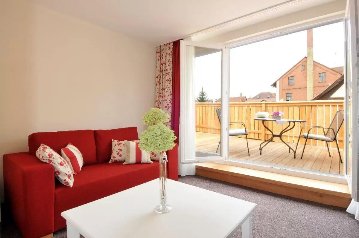 Balcony/Terrace in Flair Hotel zum Storchen