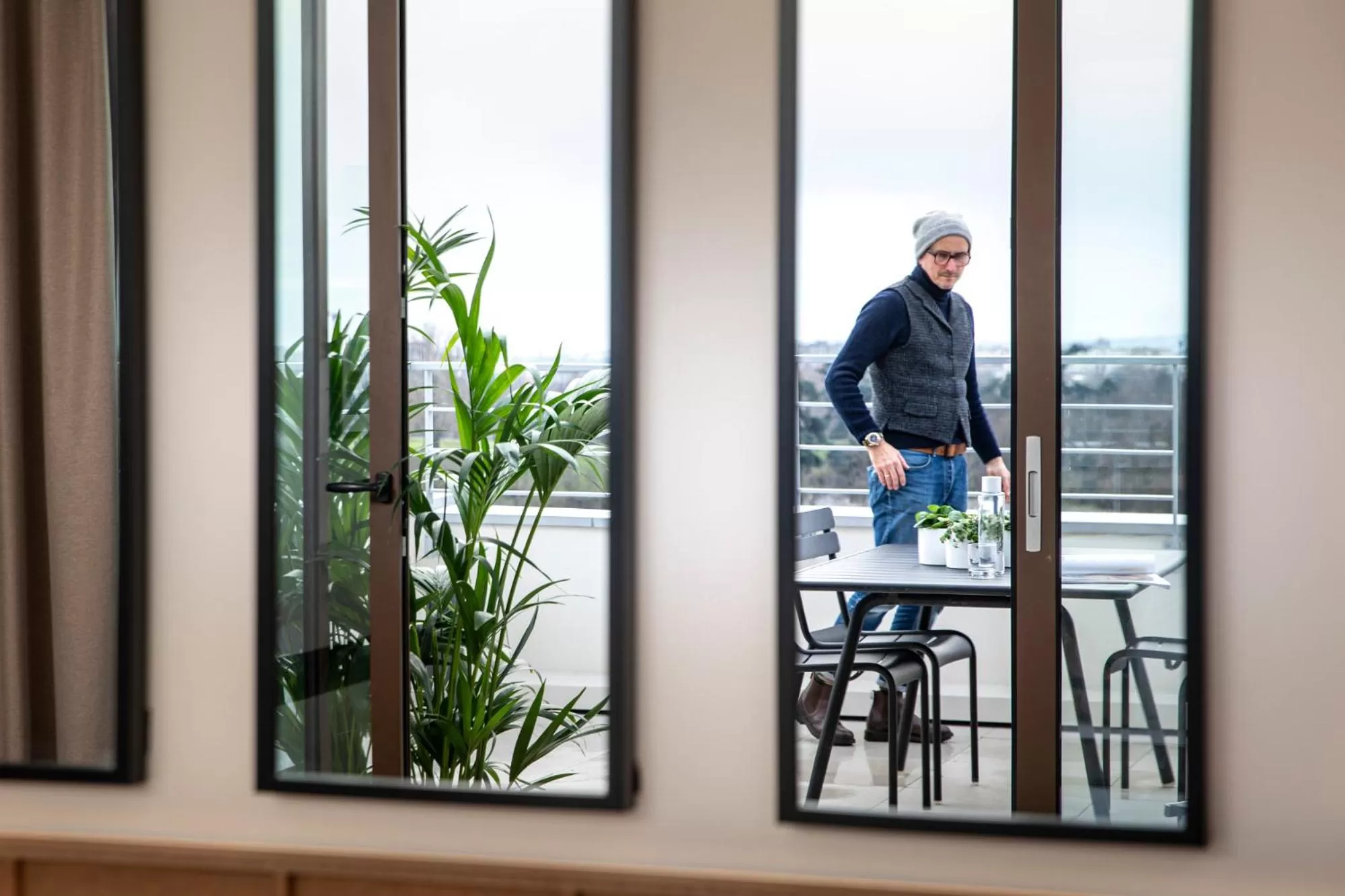 Patio in Hôtel du Port
