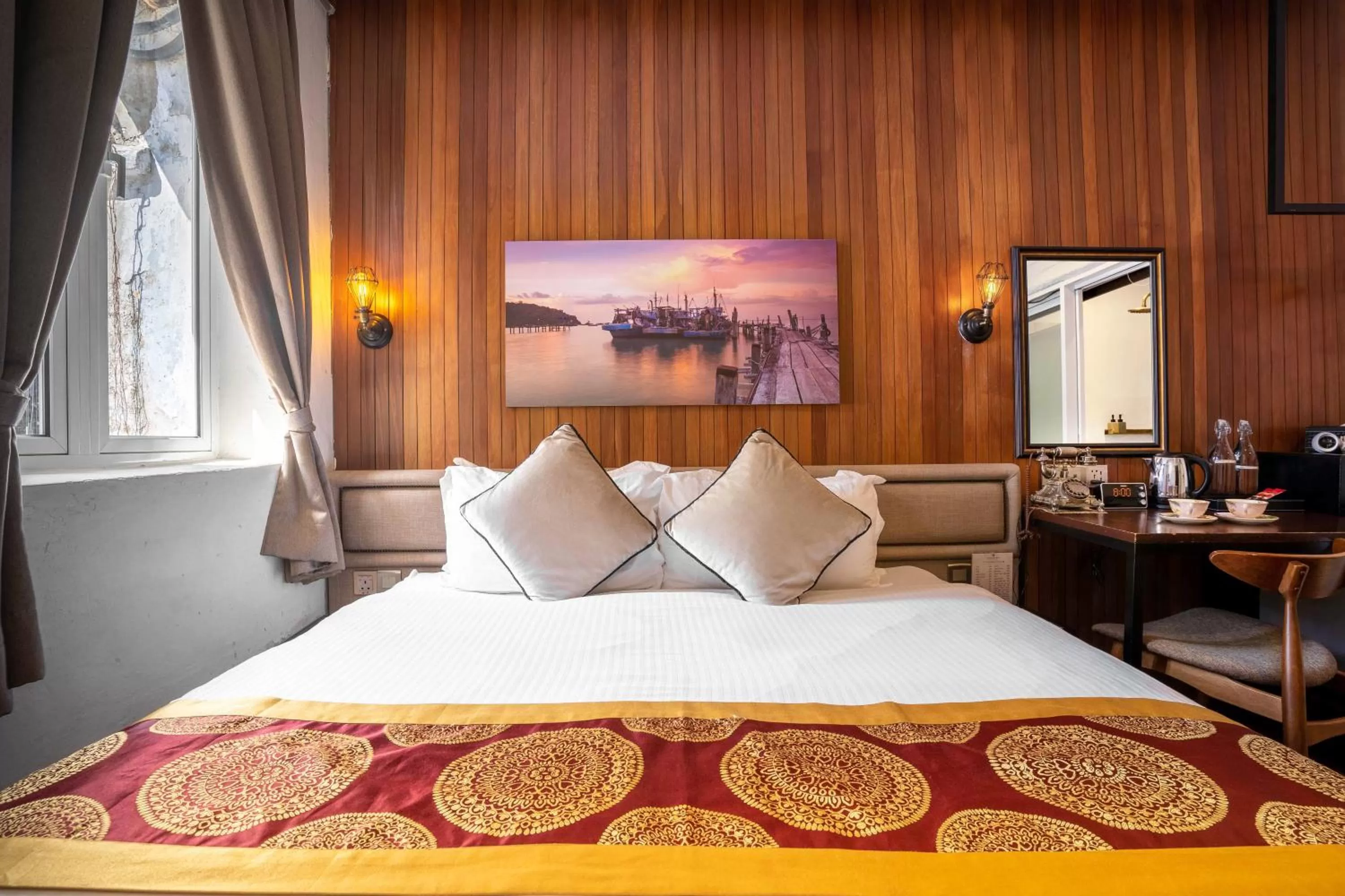 Bedroom, Bed in RARE Heritage House