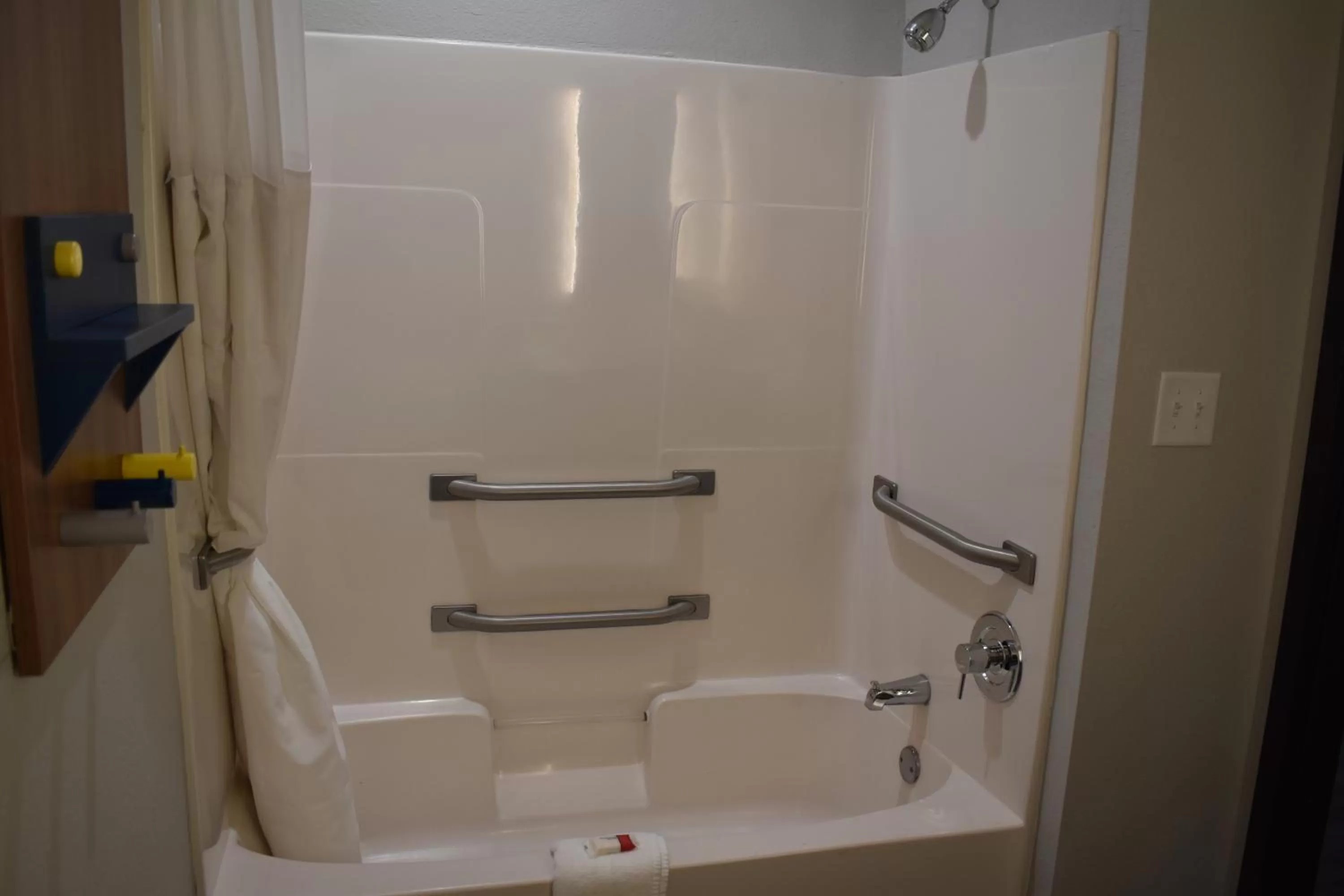 Shower in Microtel Inn & Suites by Wyndham Stockbridge/Atlanta I-75