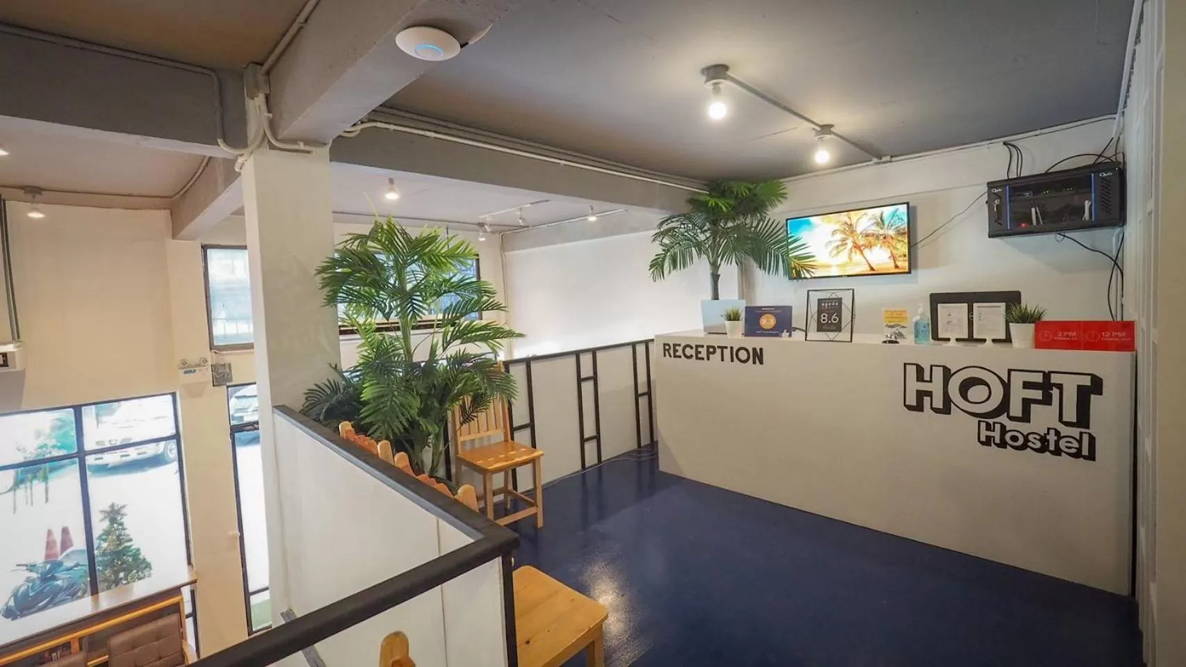 Lobby or reception in Hoft Hostel Bangkok