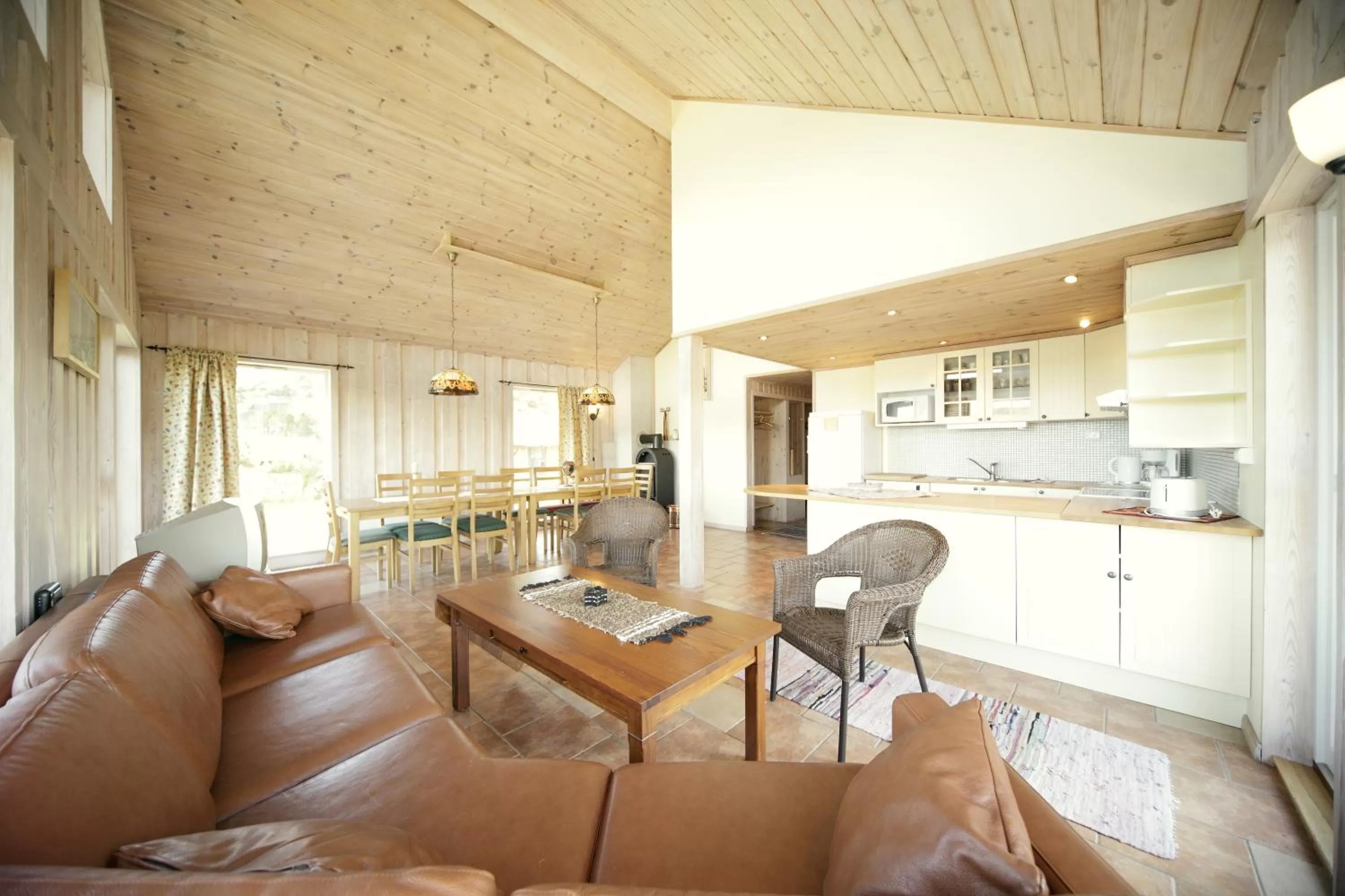 Kitchen or kitchenette in Sørlandet Feriesenter