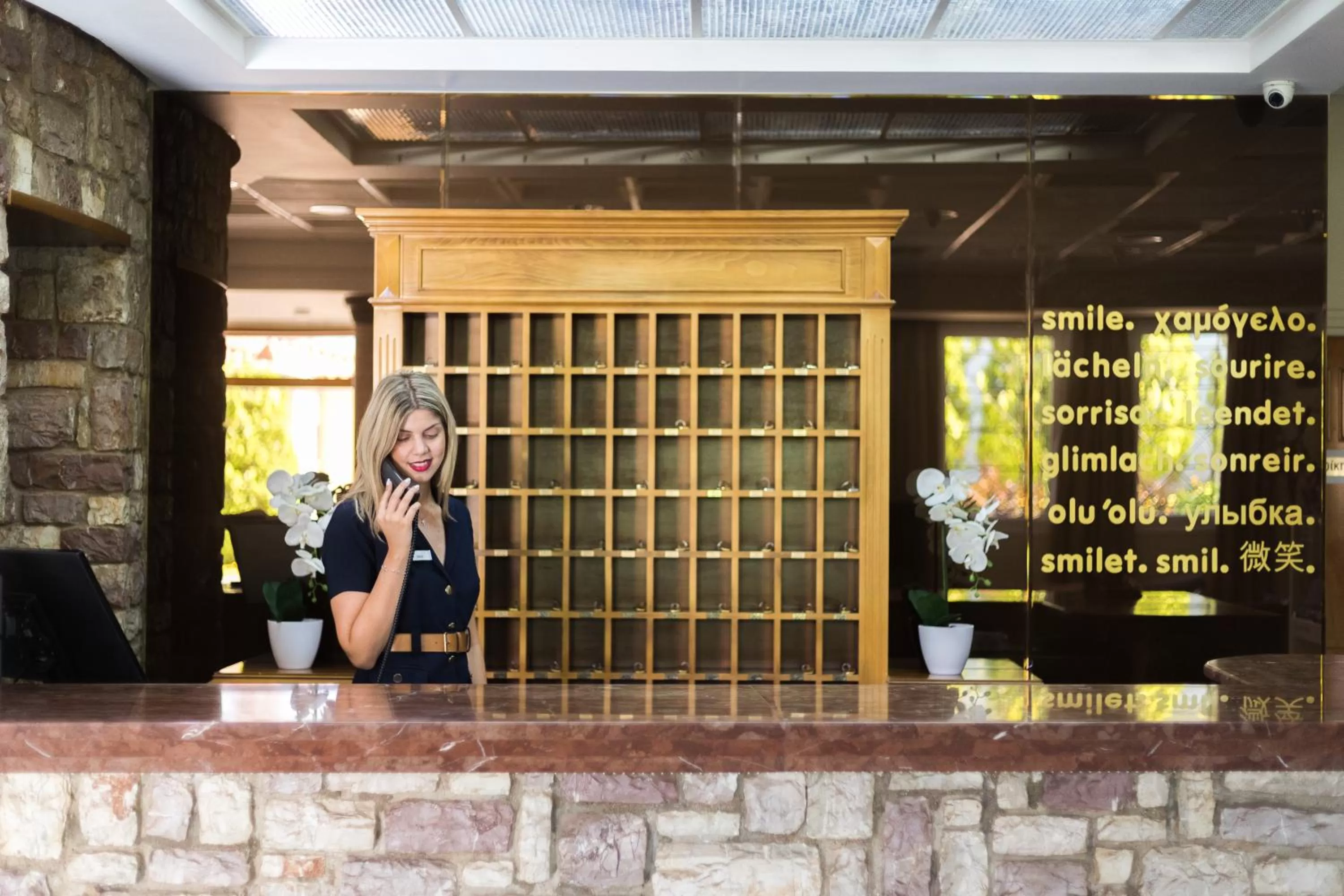 Lobby or reception in Akti Taygetos - Conference Resort