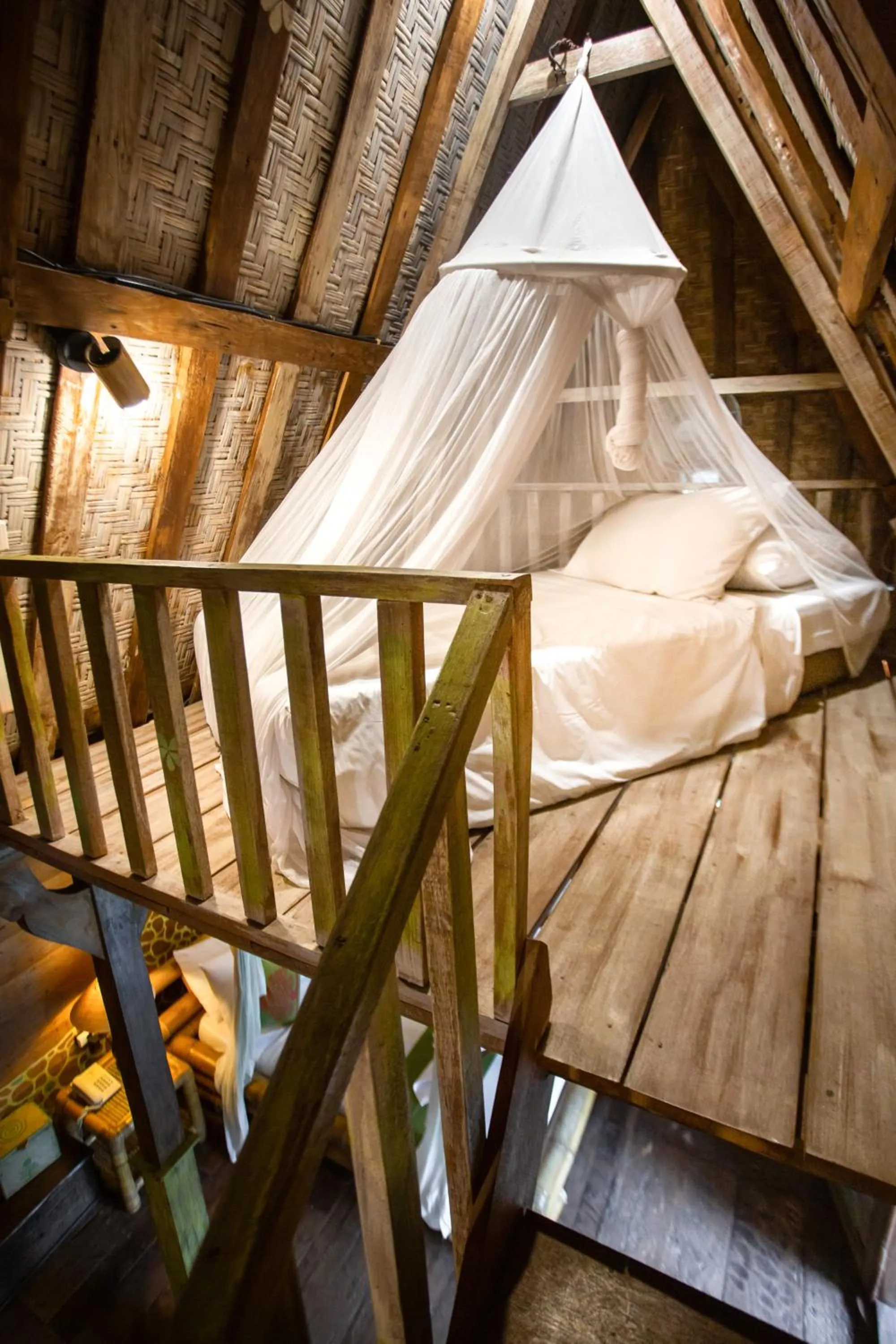 Bed in Swasti Eco Cottages