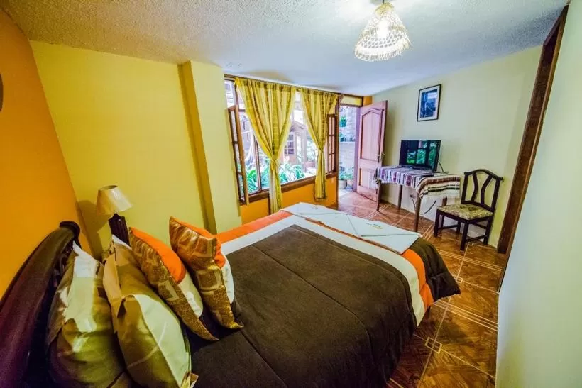 Bed in Hotel Donde Ivan