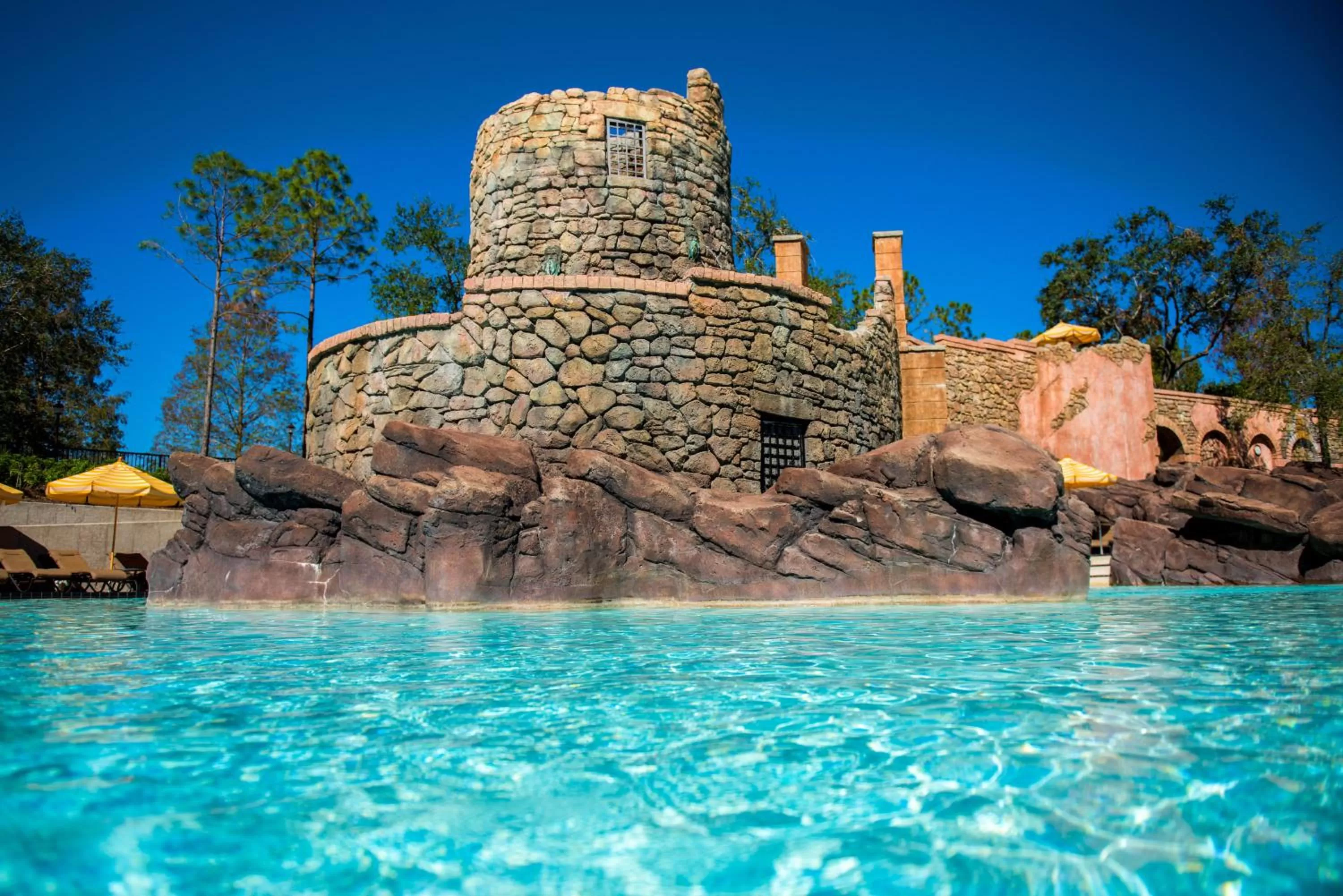 Swimming pool in Universal's Loews Portofino Bay Hotel