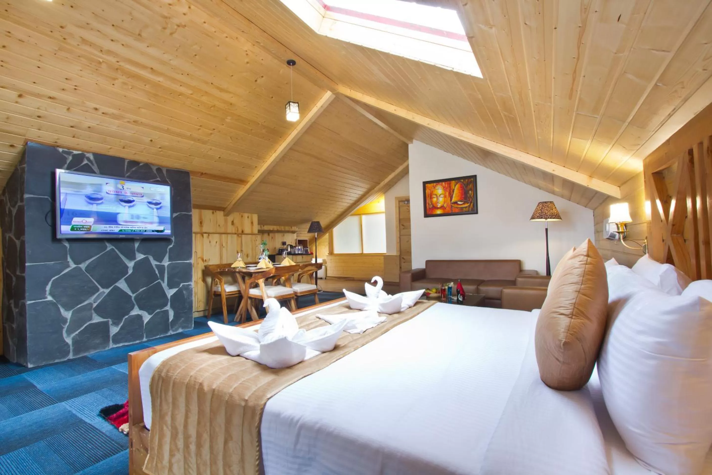 Bed in The Whitestone Resorts