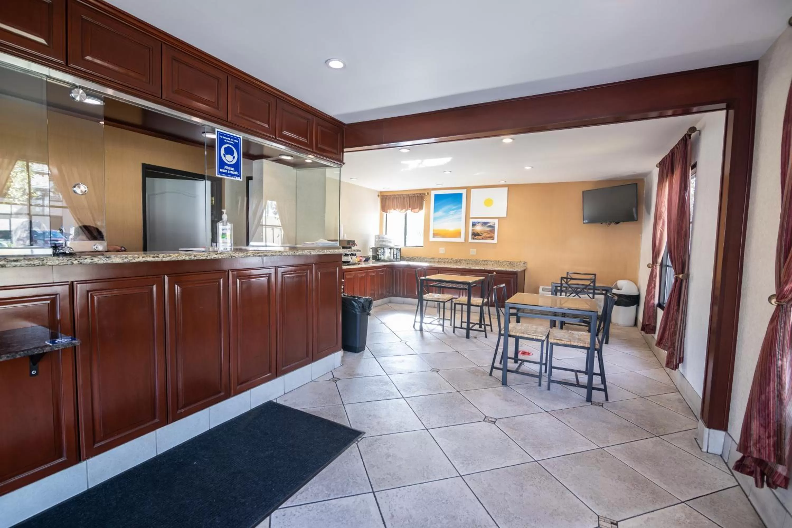 Lobby or reception in Hospitality Inn