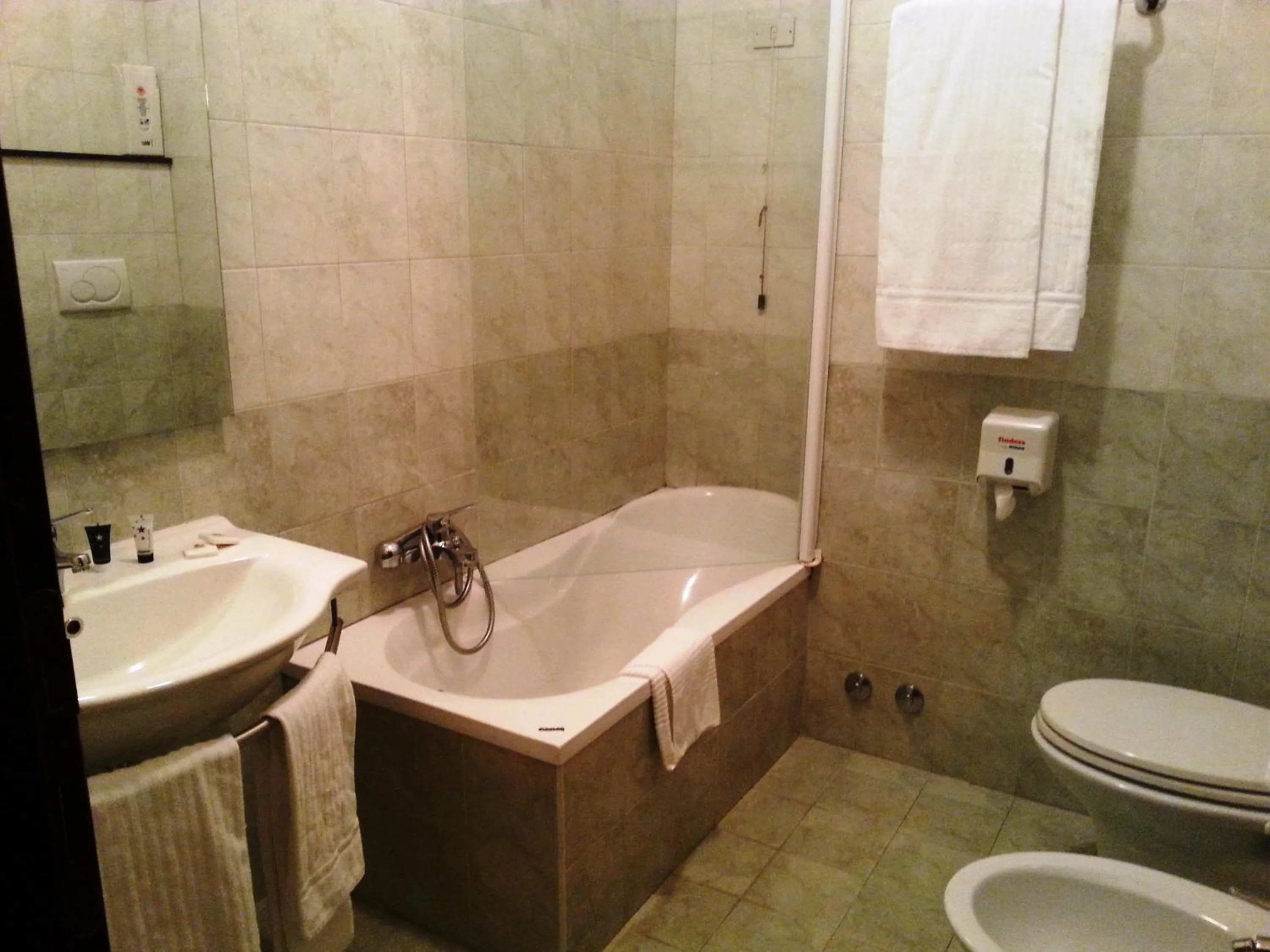 Bathroom in Grand Hotel Dei Cesari