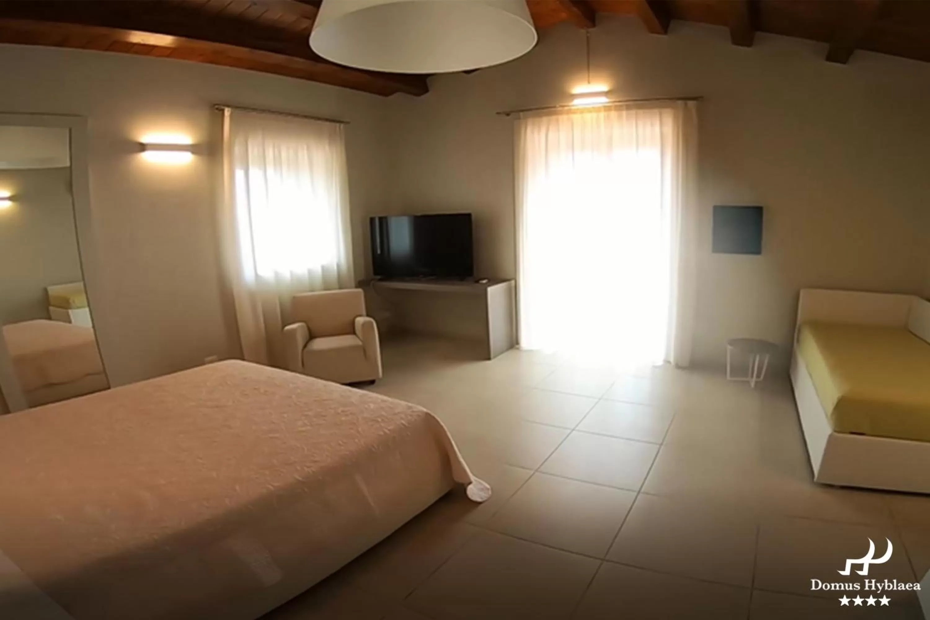TV and multimedia, Bed in Domus Hyblaea Resort