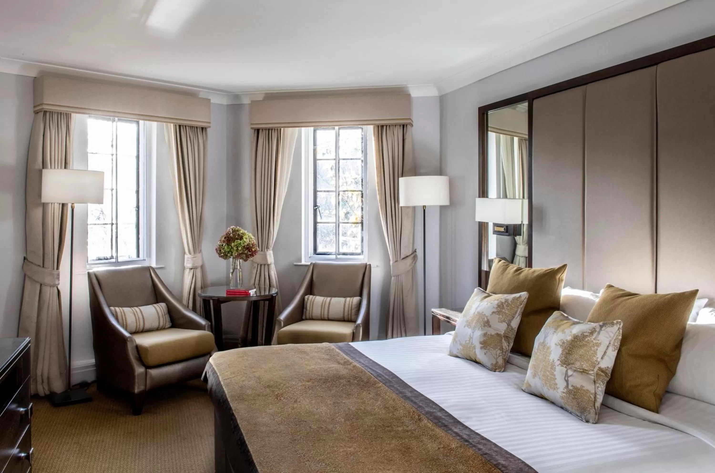 Bed in Rhinefield House Hotel