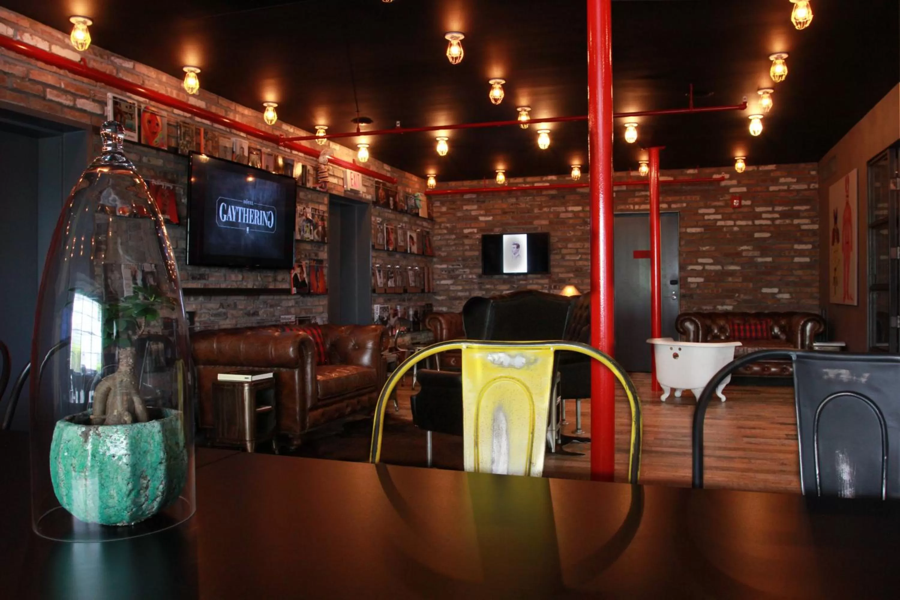 Lounge or bar in Hotel Gaythering - Gay Hotel - All Adults Welcome