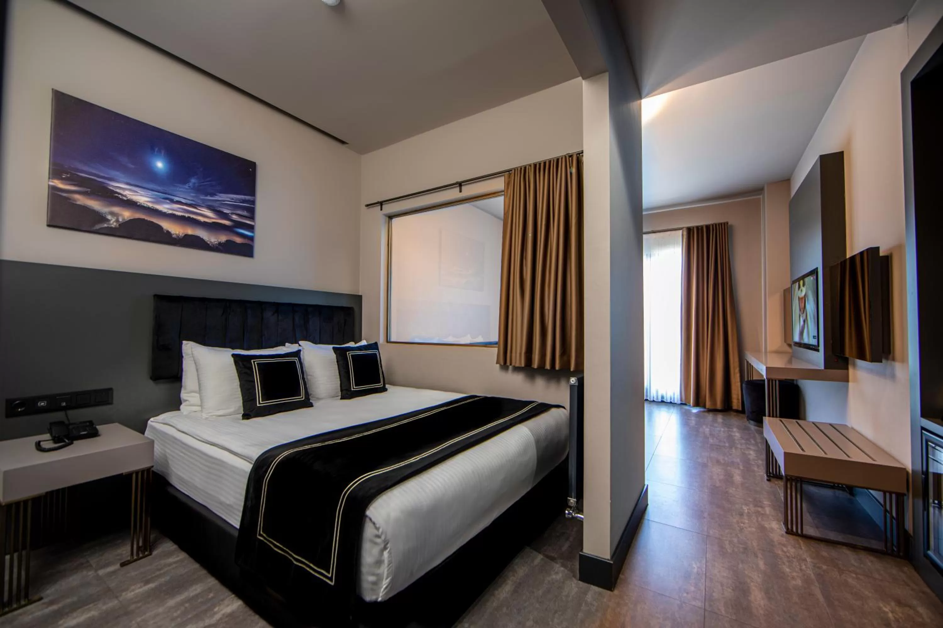 Bed in MENALO HOTEL PREMIUM ISTANBUL AIRPORT