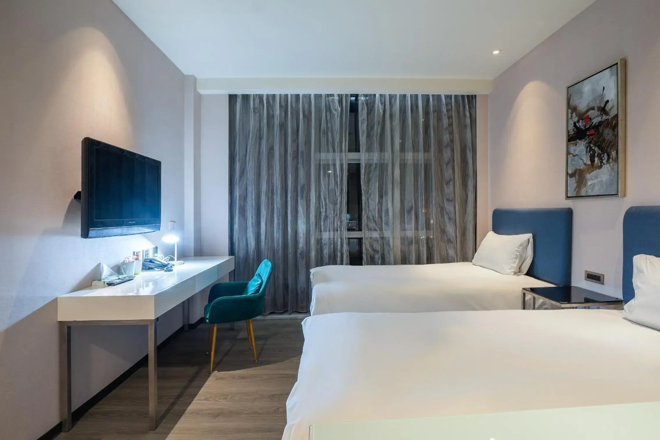 Superior Twin Room in CHECK inn Taipei Xinyi Superior Twin Room in CHECK inn Taipei Xinyi