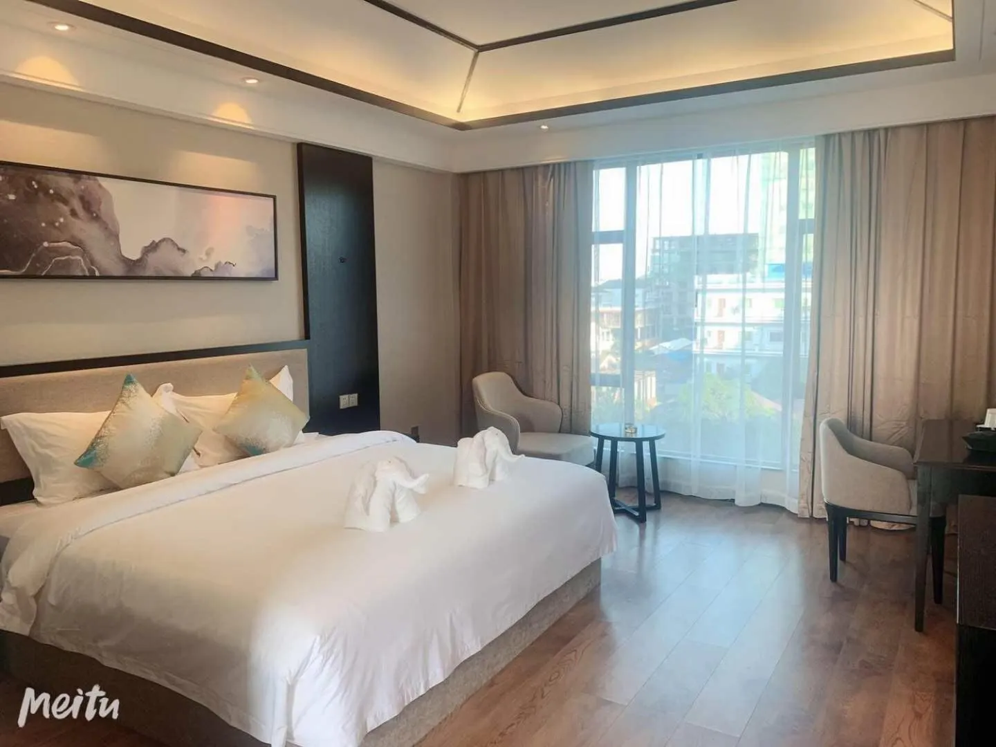 Bed in Le Chen Miiya Hotel