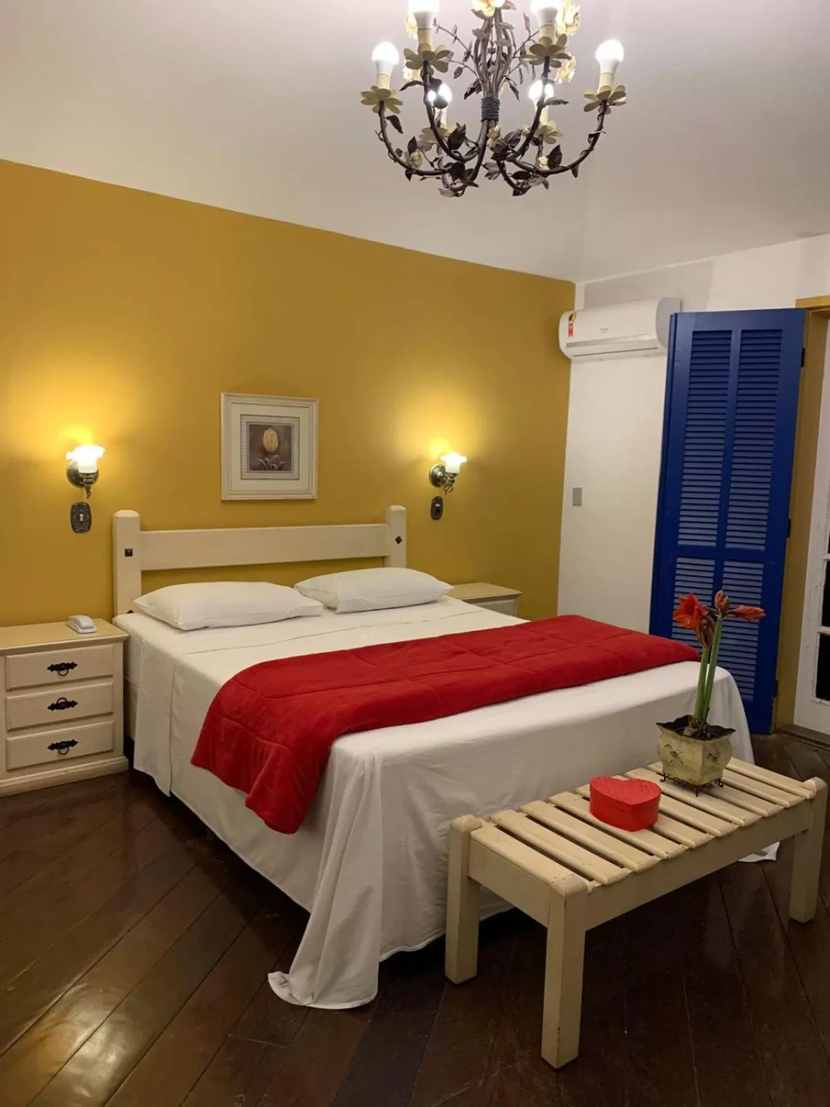 Bed in Pousada Villa Real