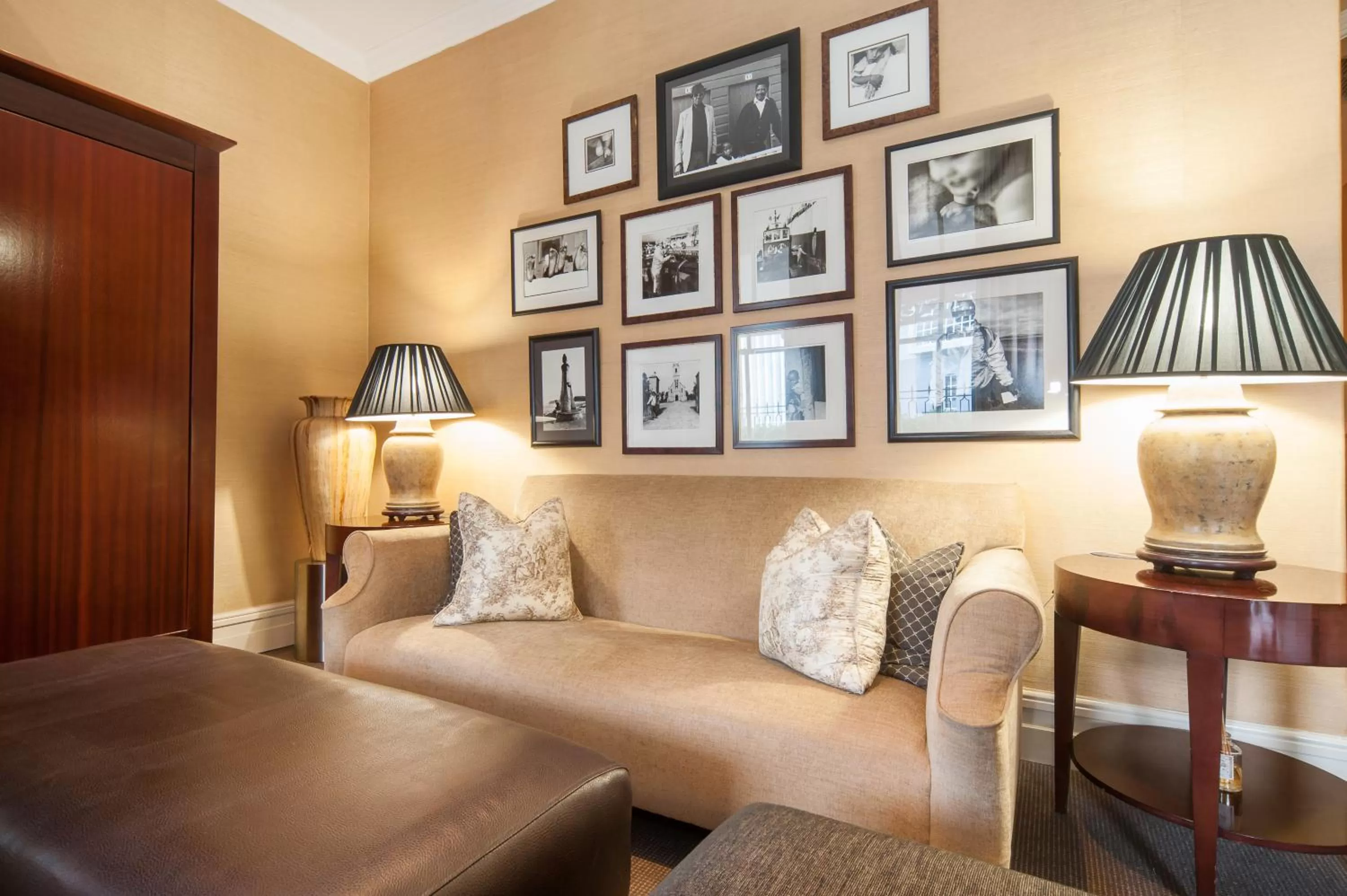 Seating area in Quarters Hotel