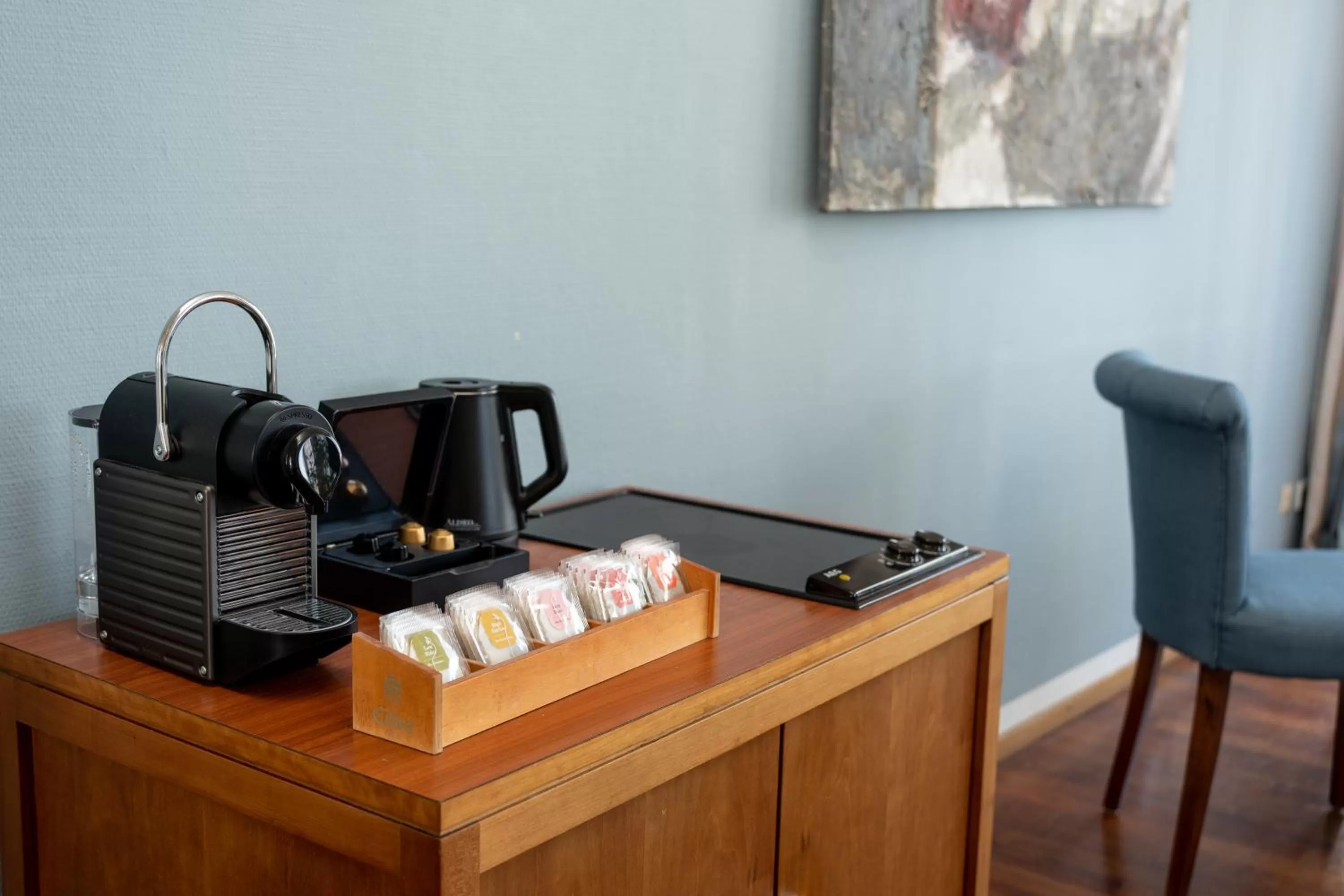 Kitchen or kitchenette in Hotel Baseler Hof