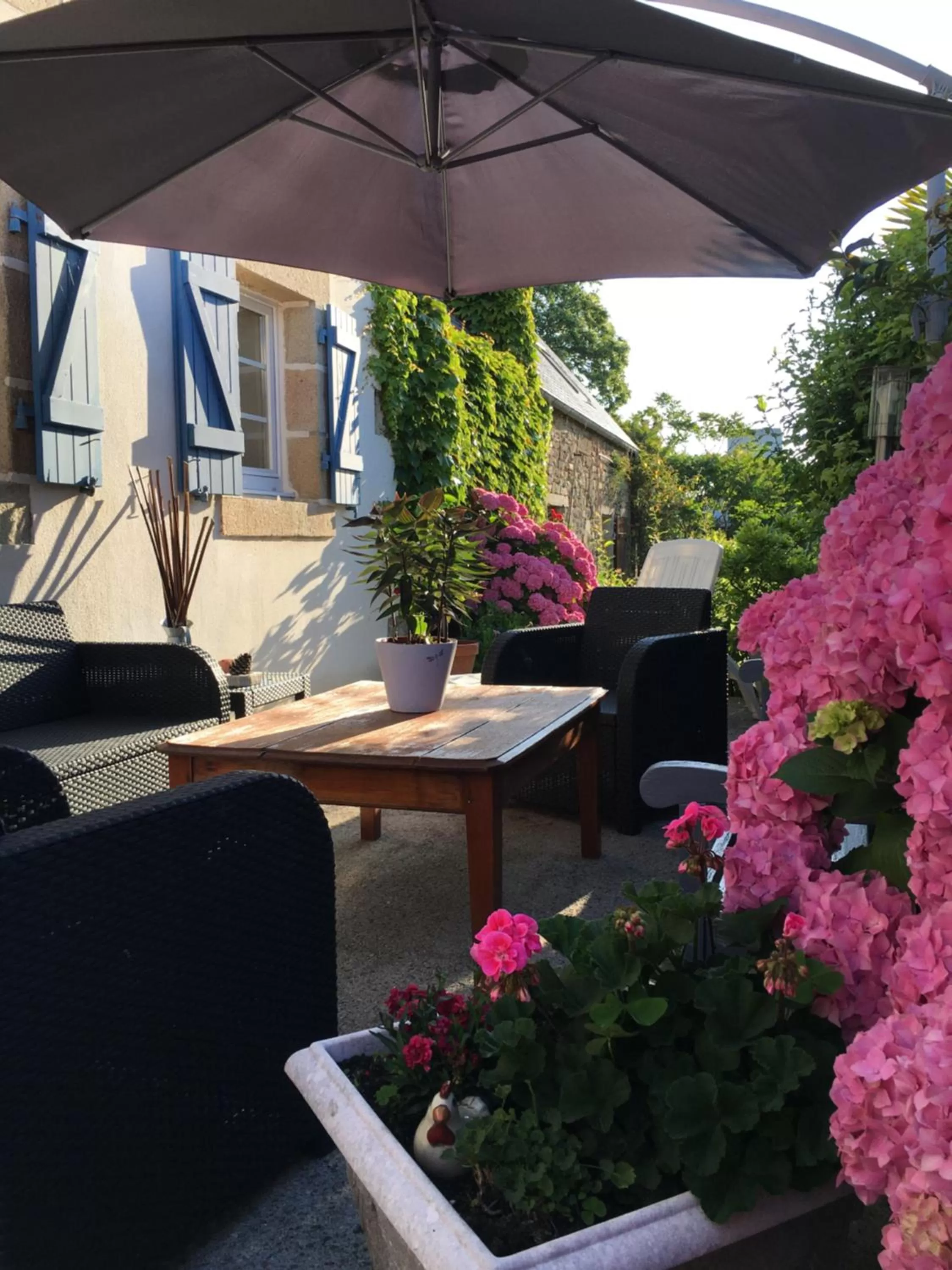 Patio in La Ferme de Kérivoas