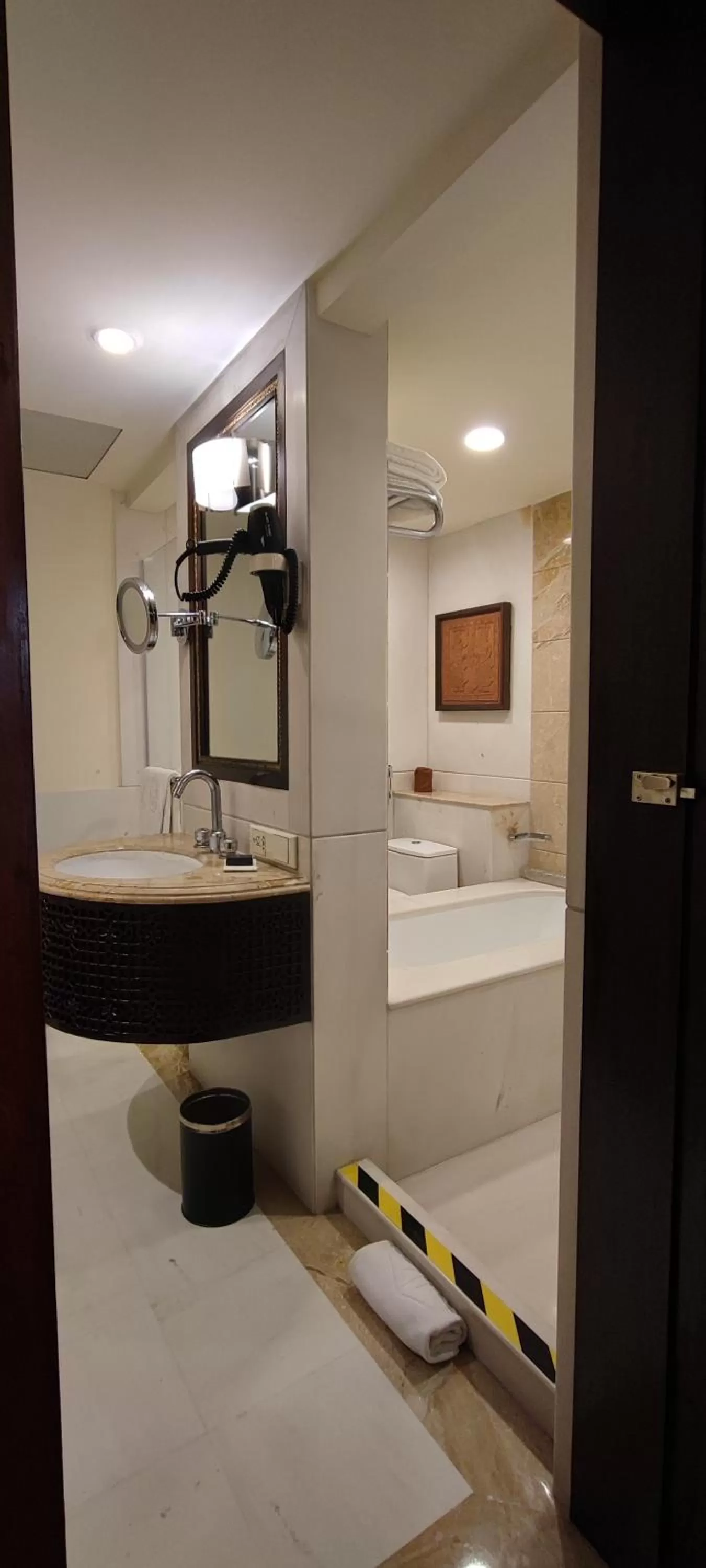 Bathroom in Taj Bengal