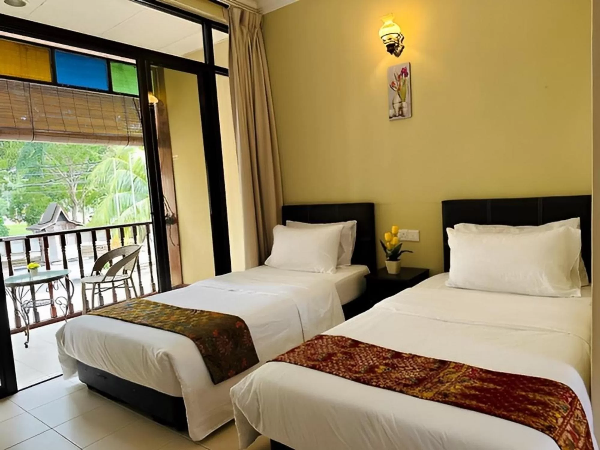 Bed in MORTEN VILLA MELAKA