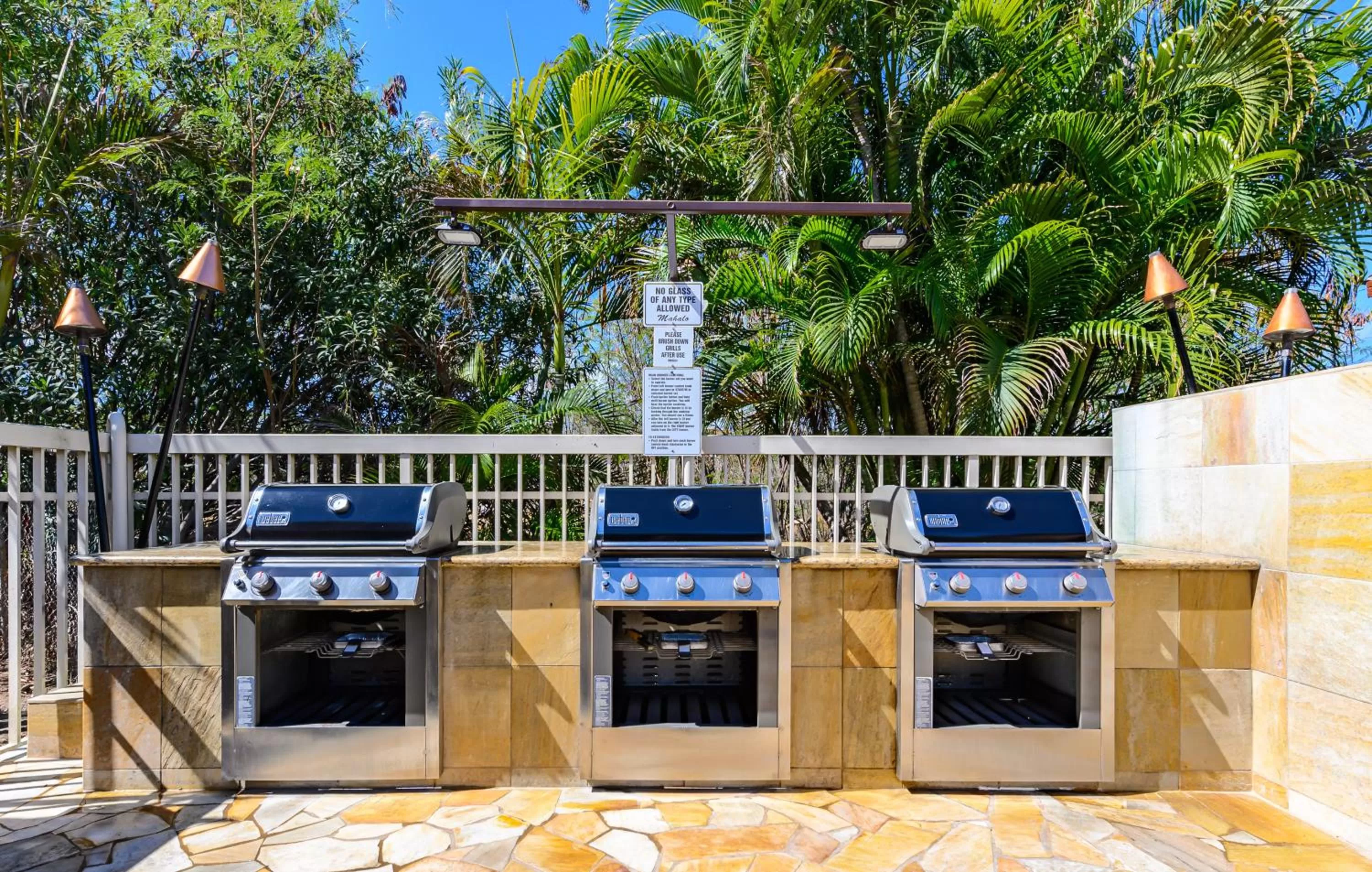 BBQ Facilities in Castle Maui Banyan