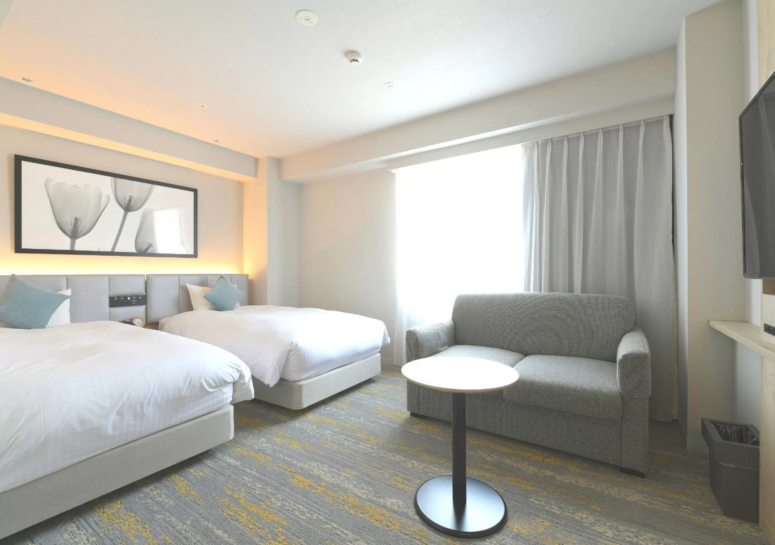 Bed in Oriental Hotel Fukuoka Hakata Station