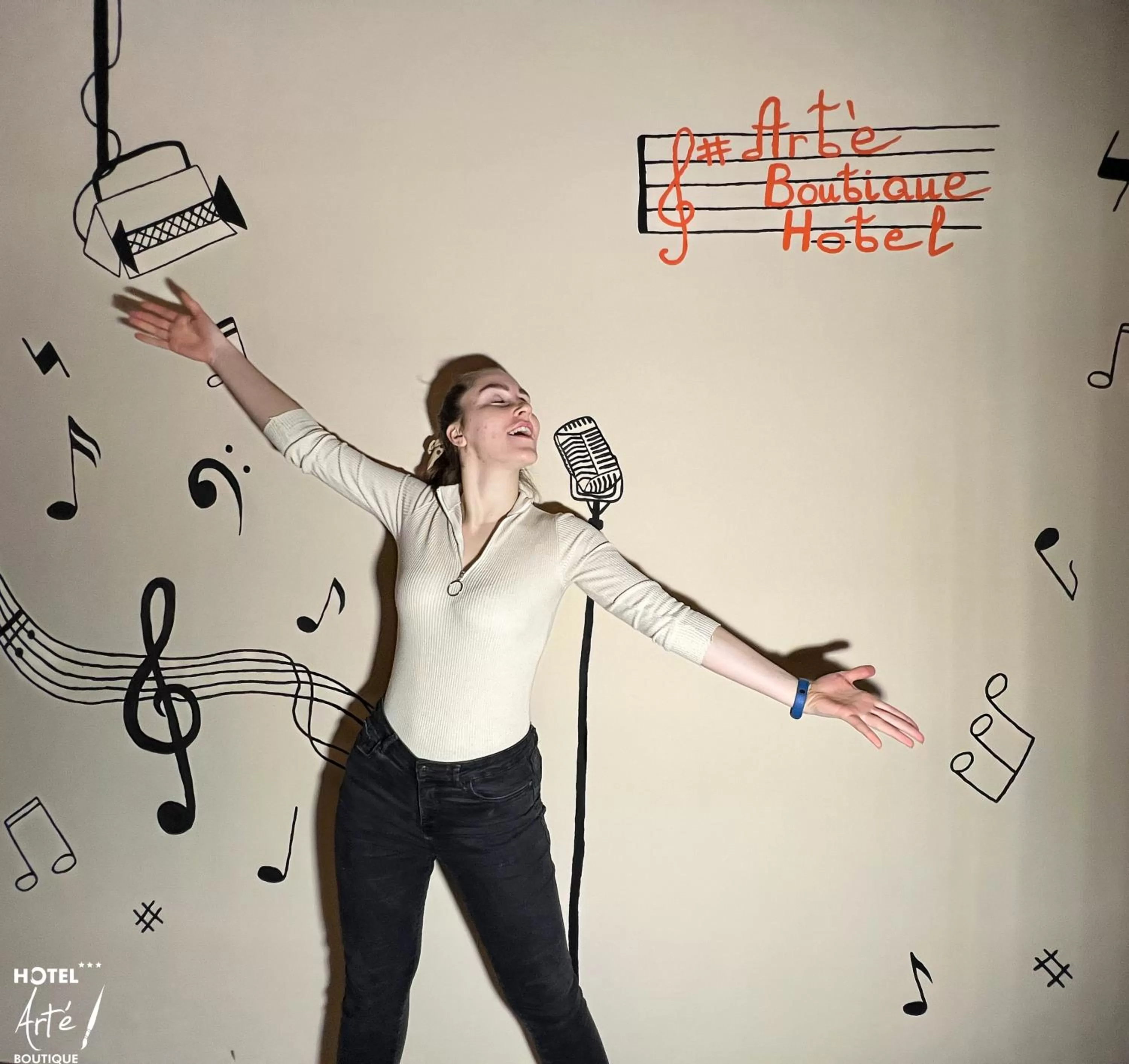 Decorative detail in Art'e Boutique Hotel