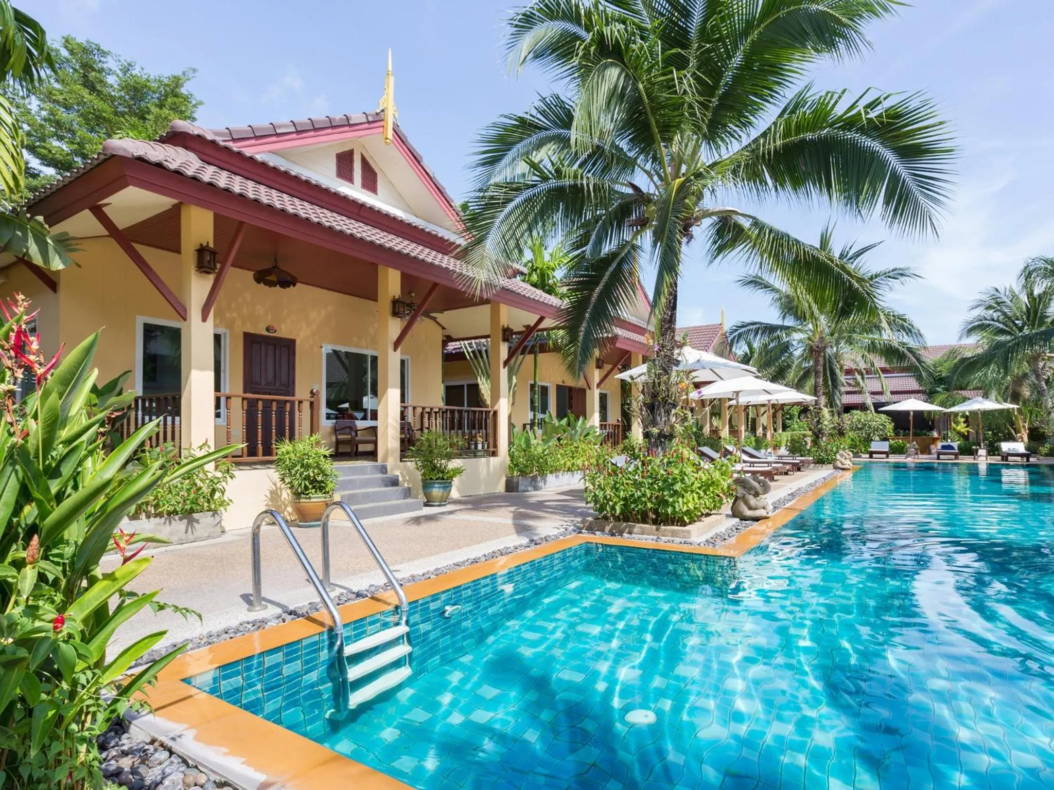 Pool view in Le Piman Resort