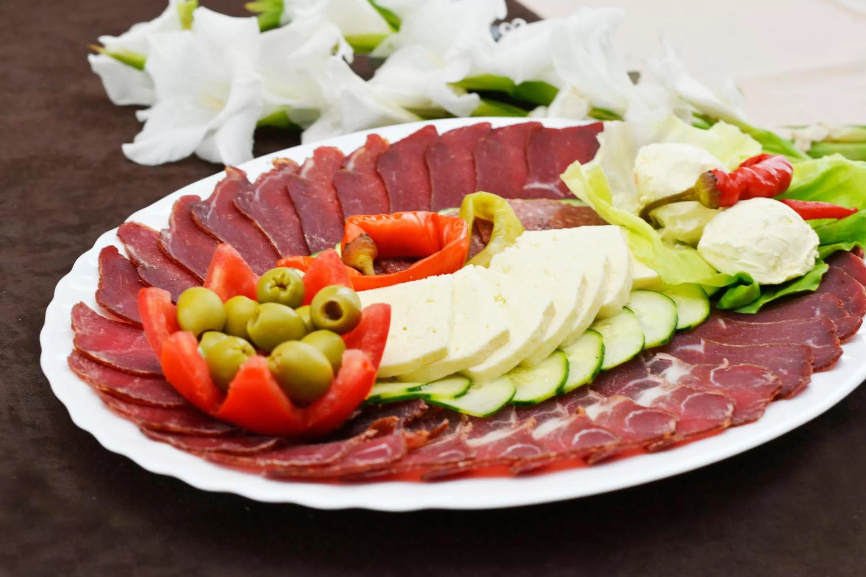 Breakfast, Food in Motel Borik