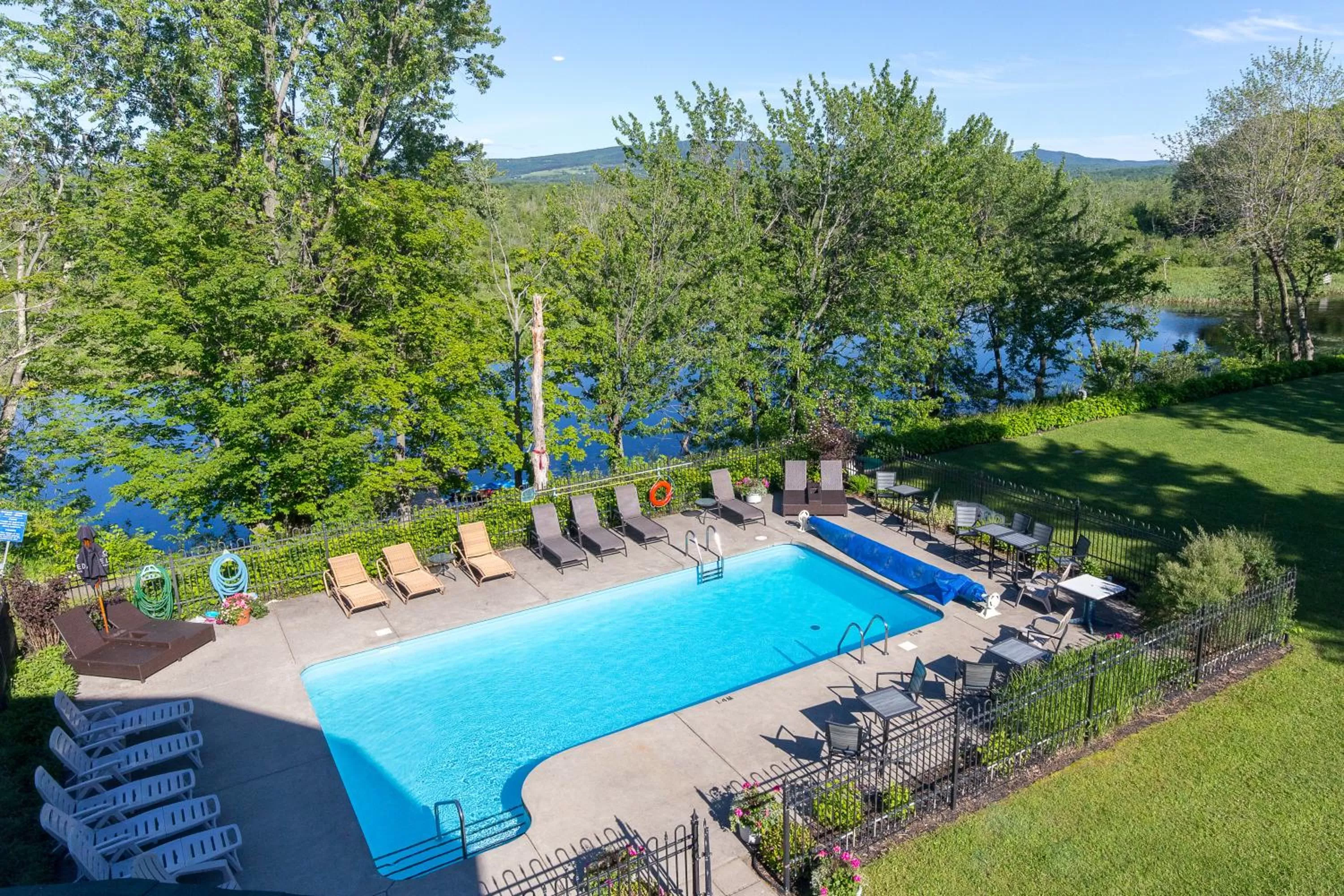 Bird's eye view in Hotel Lac Brome