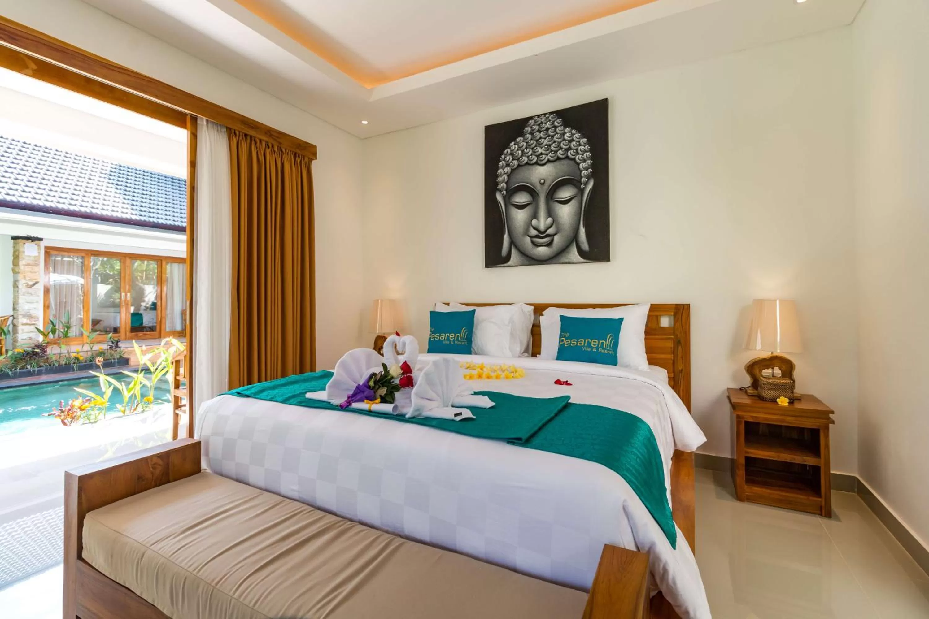 Photo of the whole room, Bed in The Pesaren Ubud