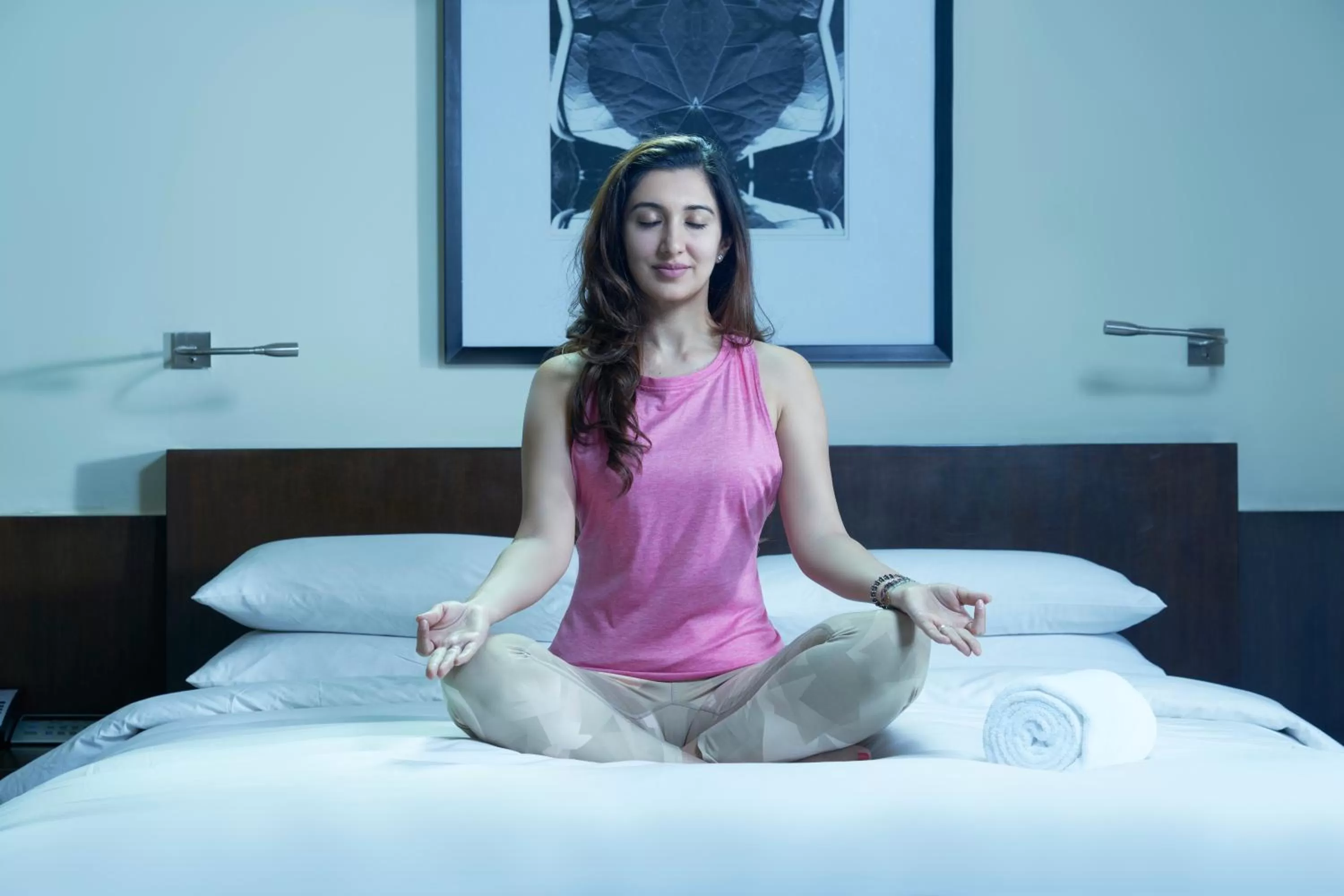 People, Bed in Hyatt Hyderabad Gachibowli