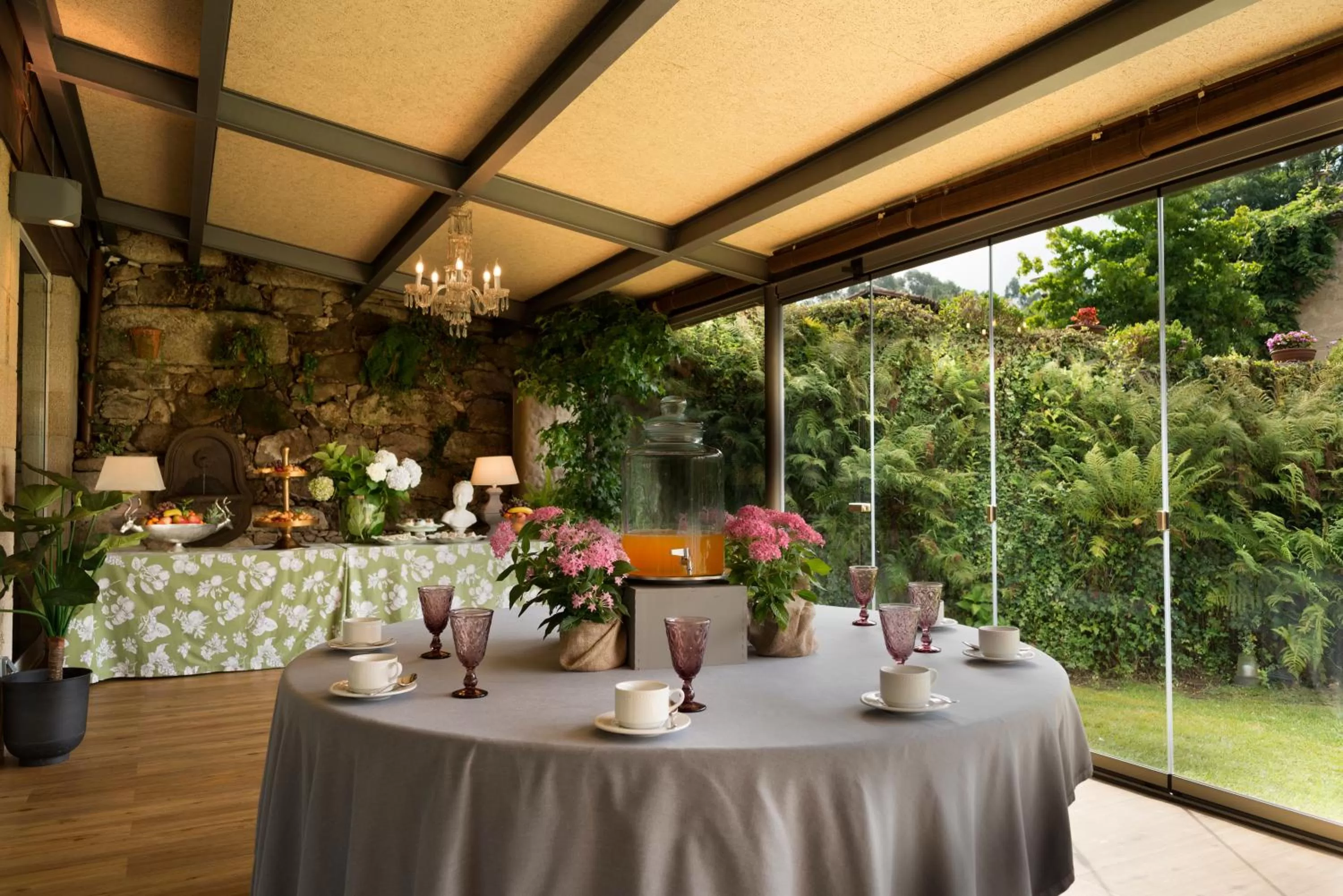 Balcony/Terrace in A Quinta Da Auga Hotel Spa Relais & Chateaux