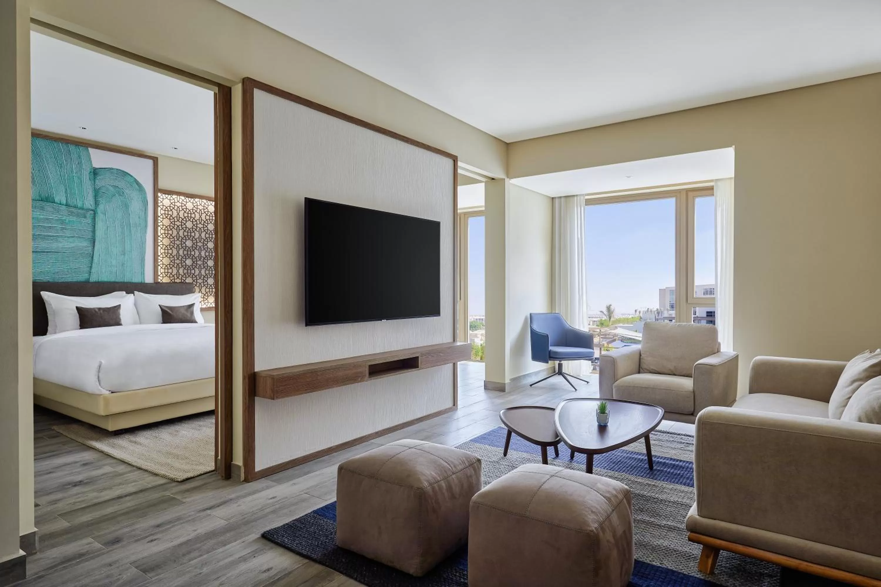 TV and multimedia, Bed in Hyatt Regency Cairo West