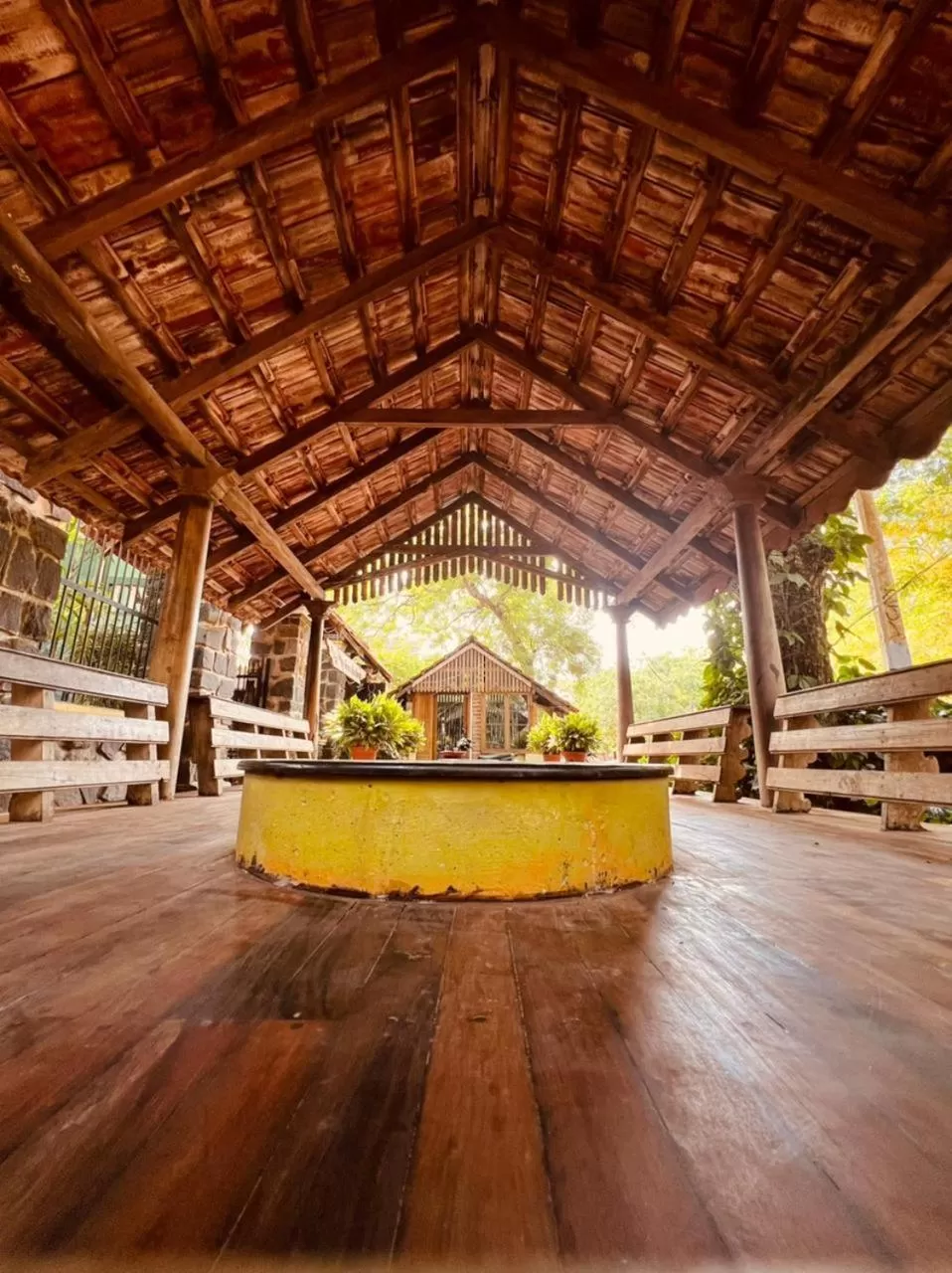 Seating area in Green's Guest House