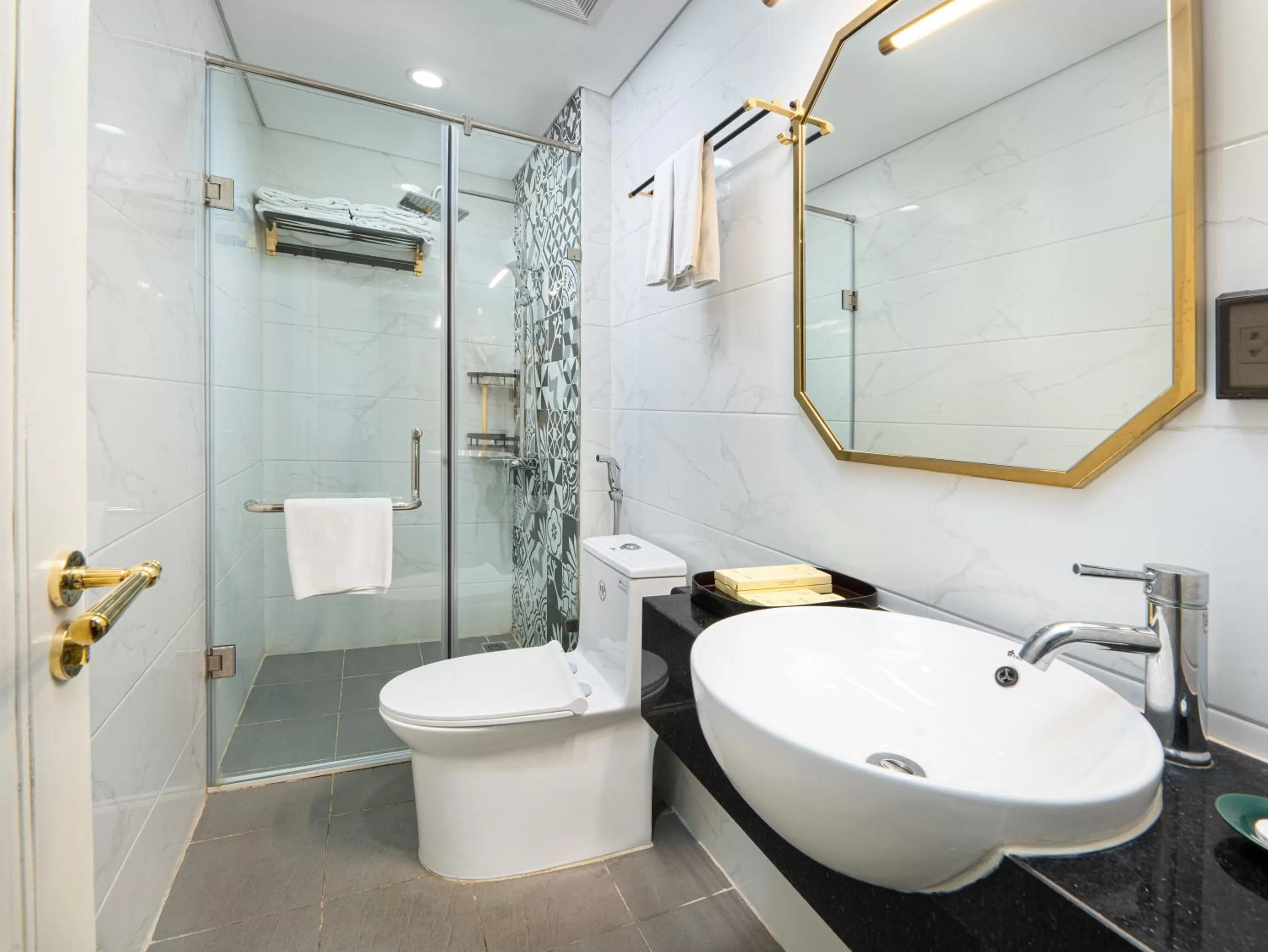 Shower in Affa Boutique Hotel