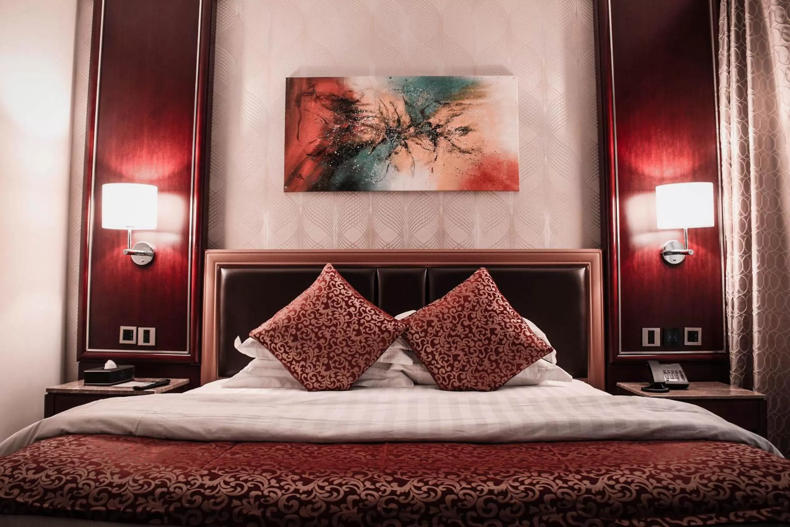 Bed in Velvet Hotel Jeddah