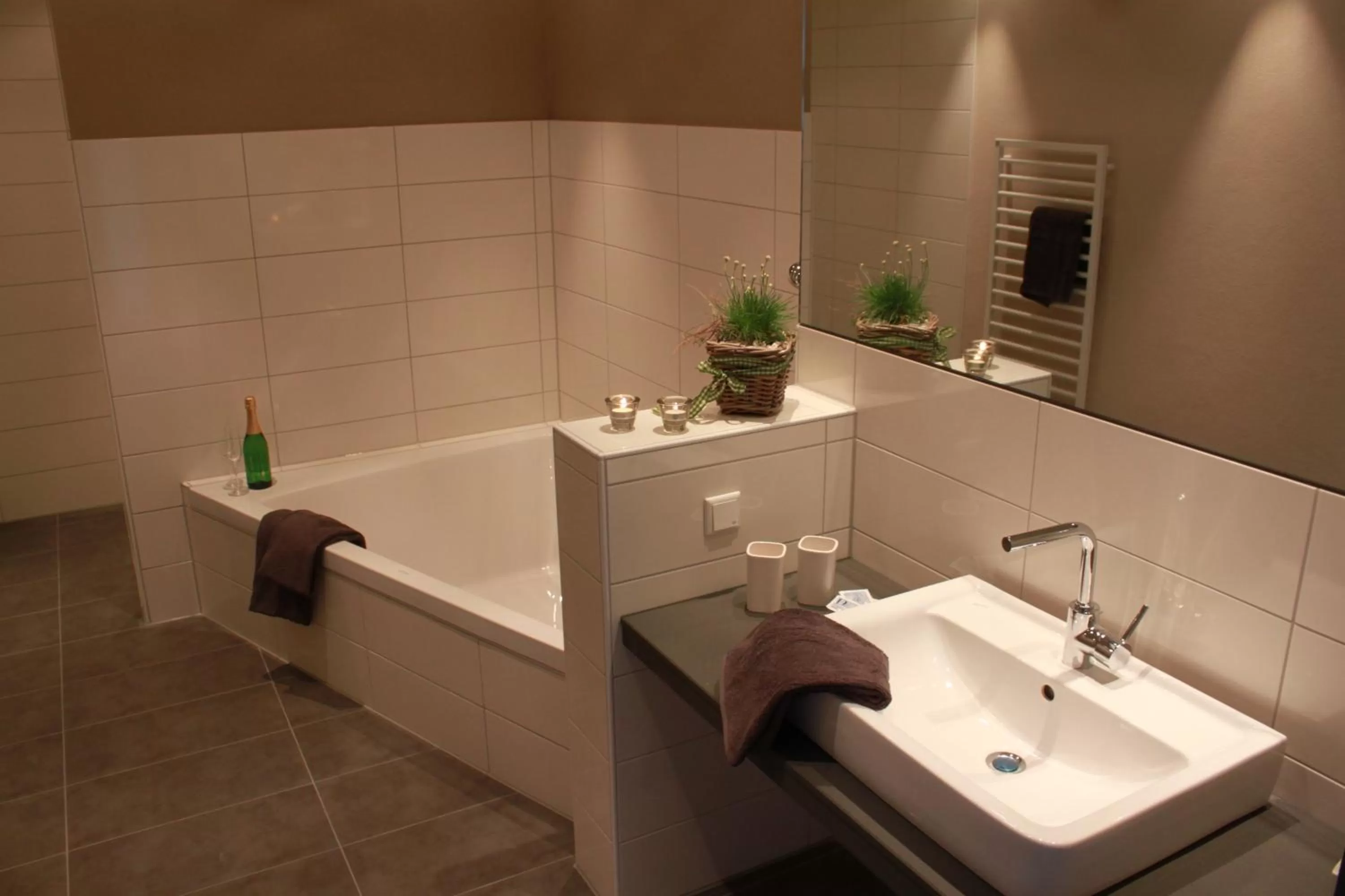 Bathroom in Müller´s Landhotel