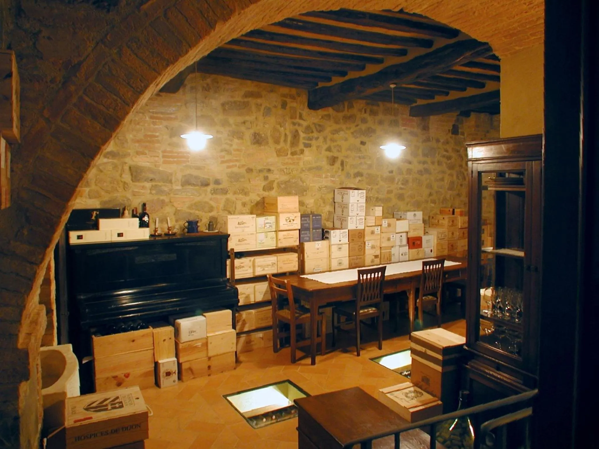 Decorative detail in Albergo Il Giglio