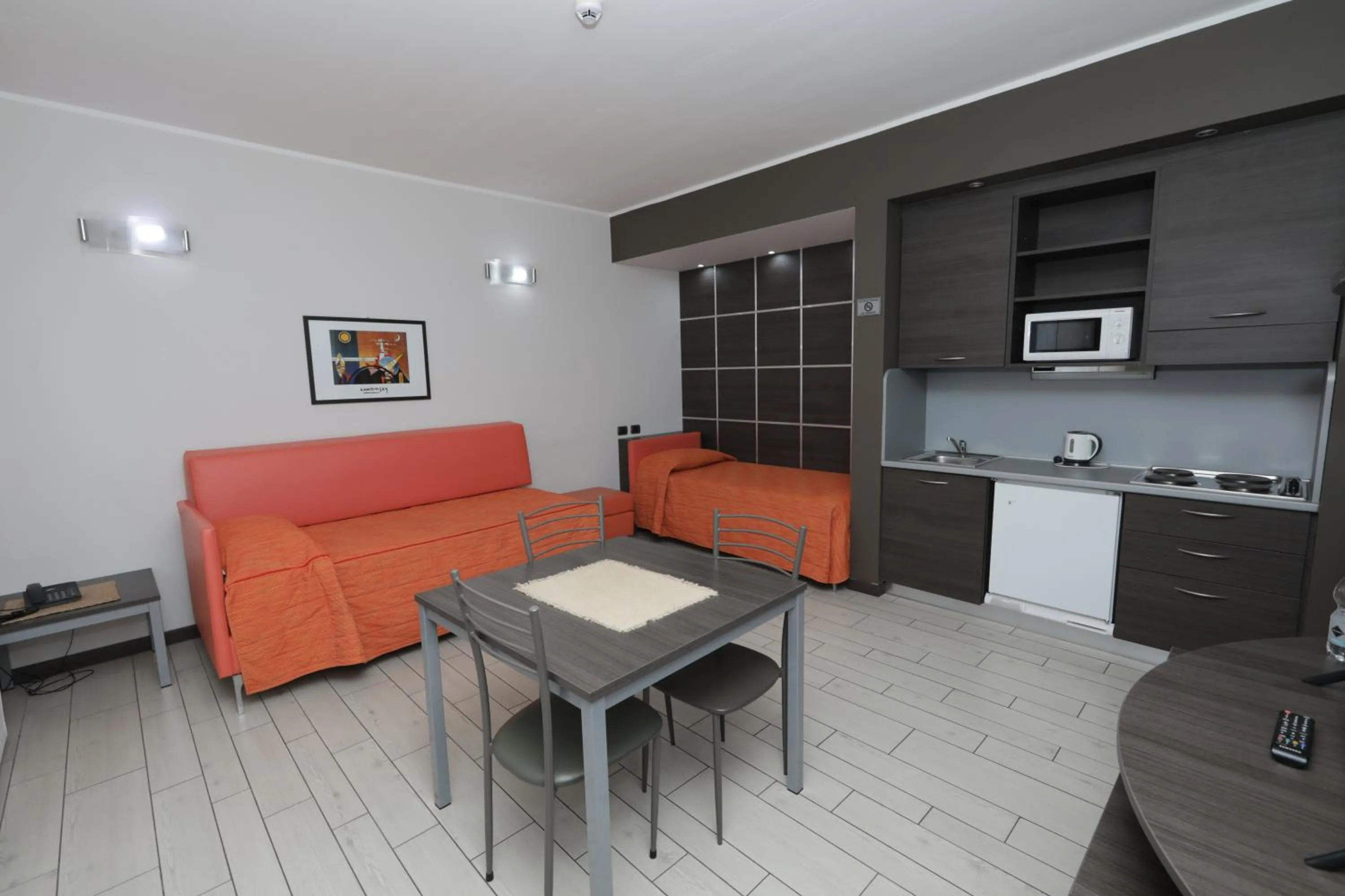 Kitchen or kitchenette in Hotel Residence Aurora