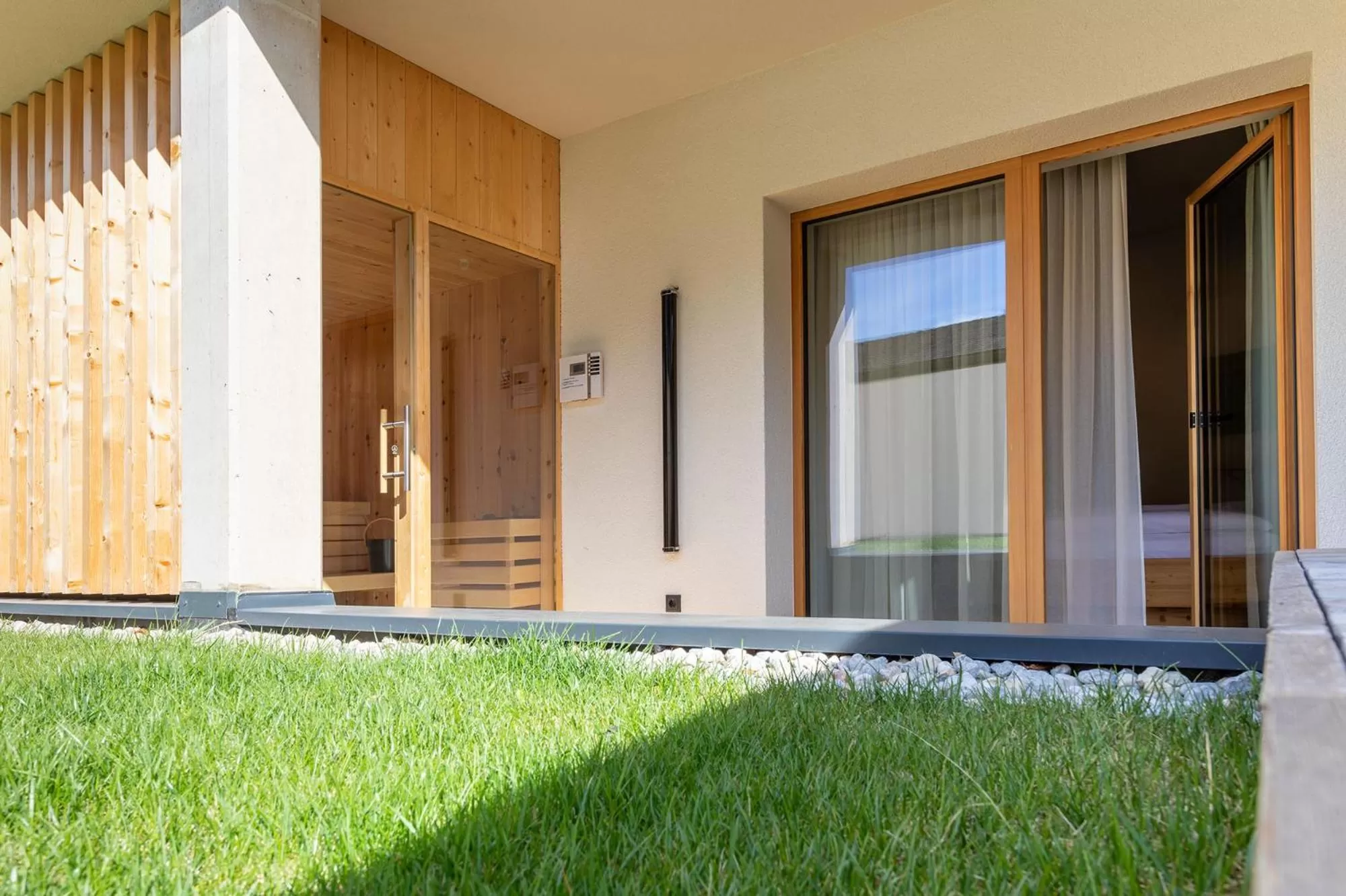 Sauna in das bleibt Alpine Suites
