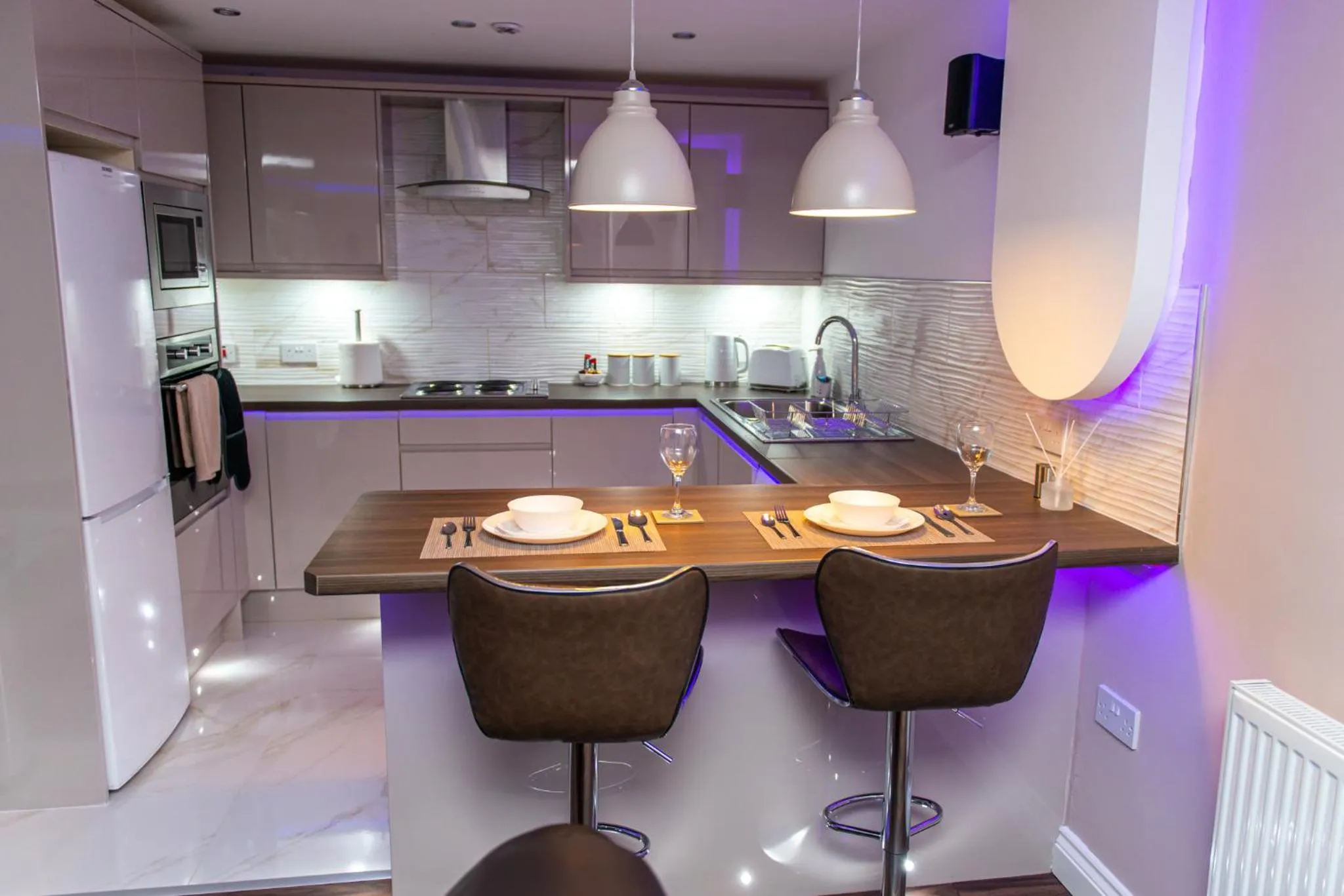 Kitchen or kitchenette in Optimal Apartments