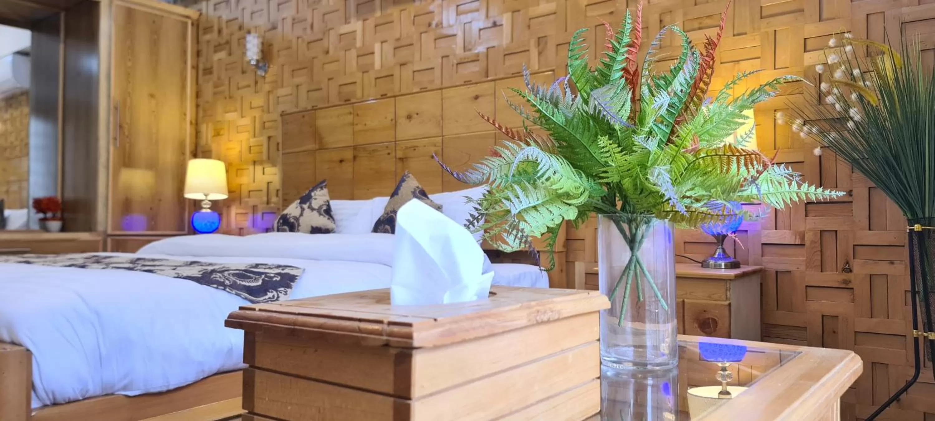 Bedroom in Indus Lodges Gilgit