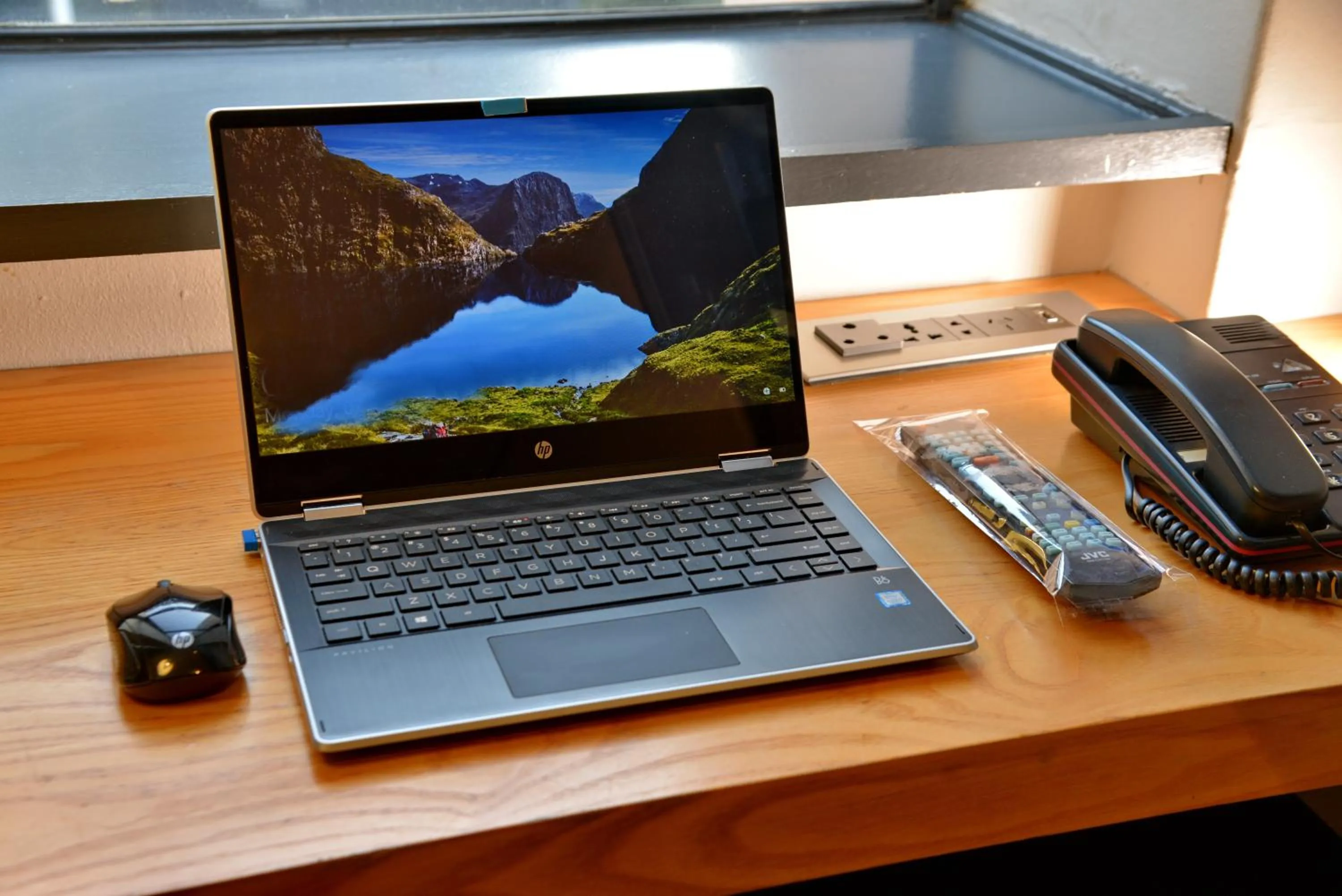 Text overlay in Fountains Hotel