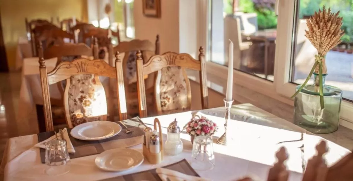 Dining area in Nature Hotel Lukanc