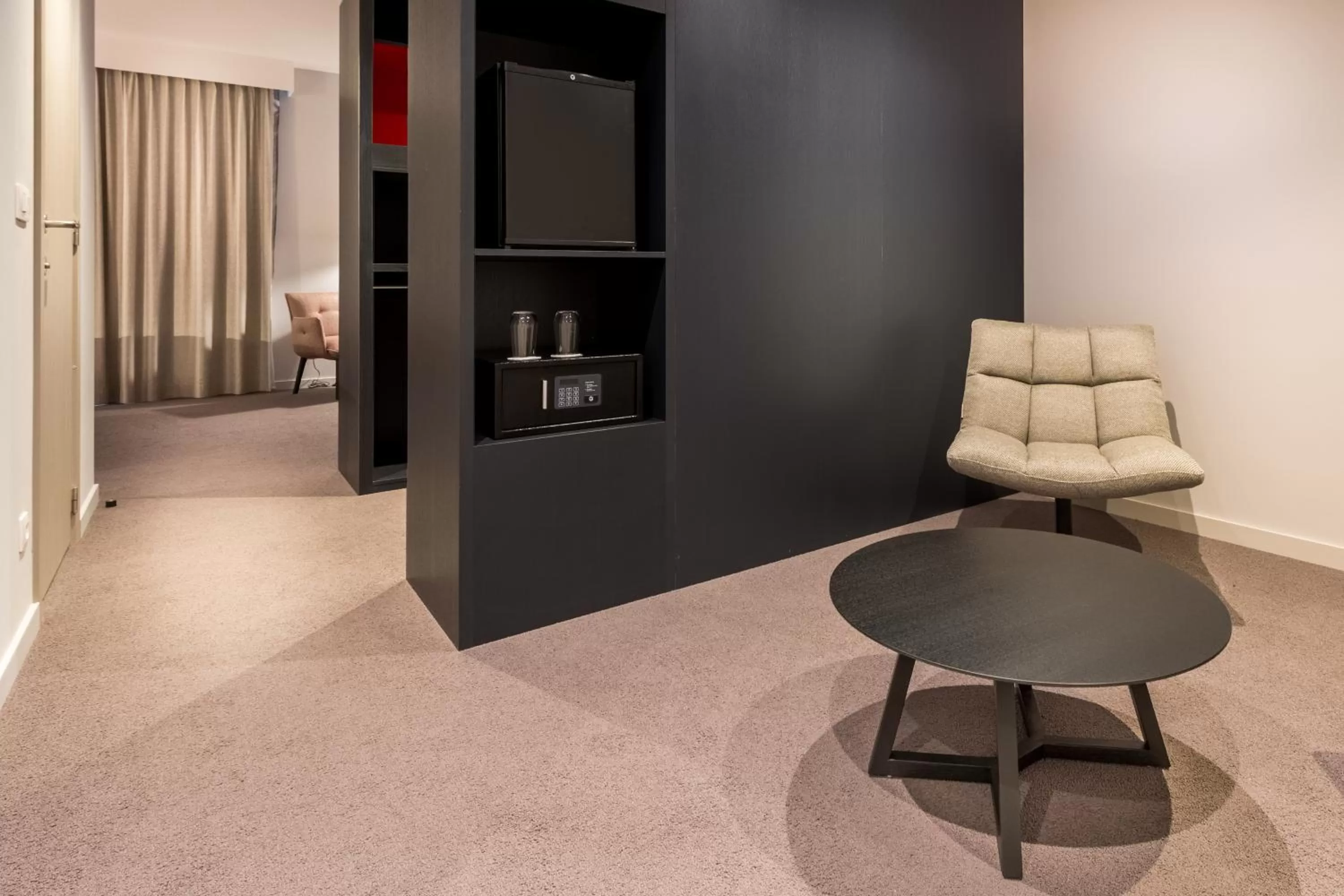 Seating area in Martin's Red