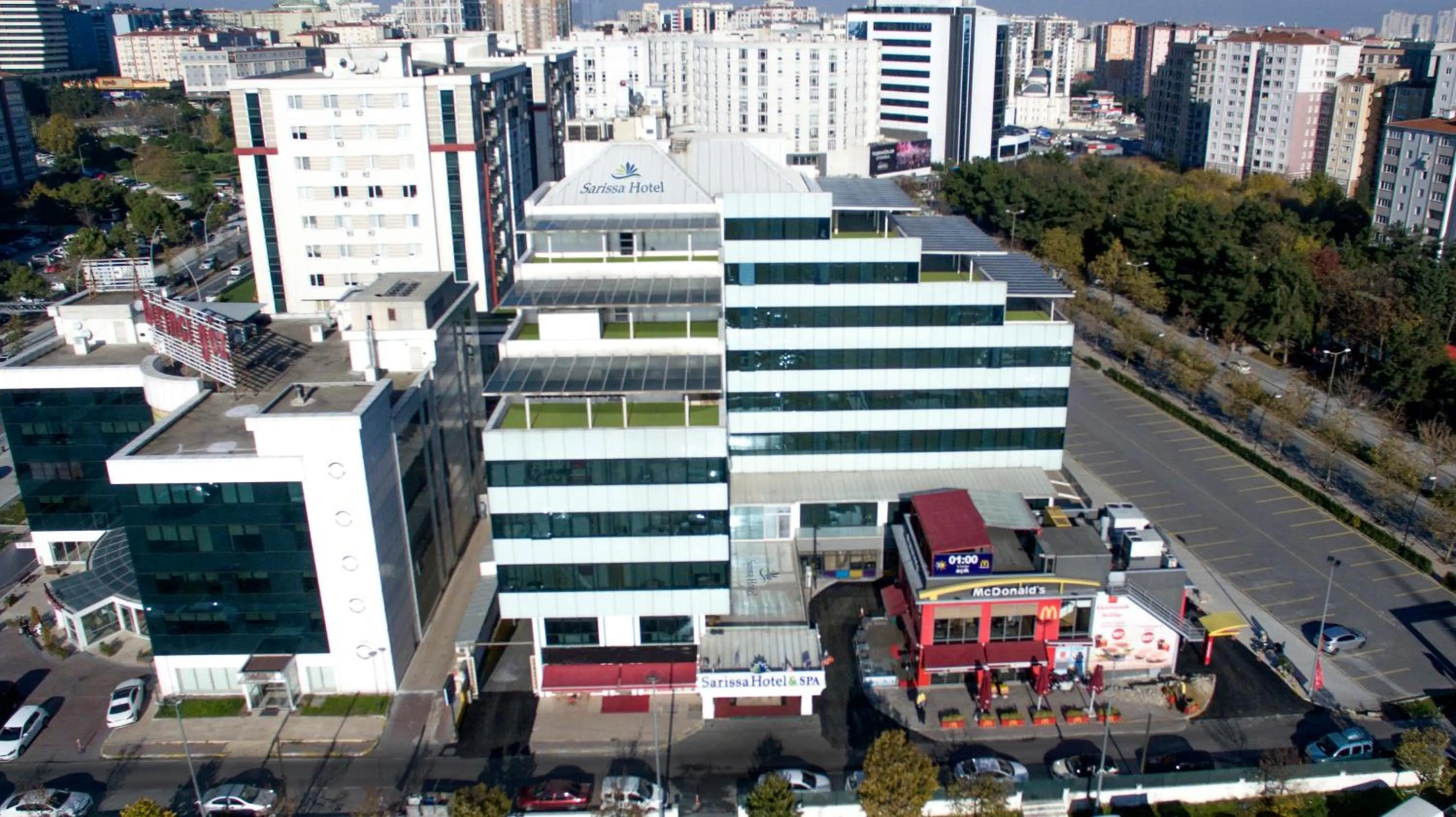 Facade/entrance in Sarissa Hotel