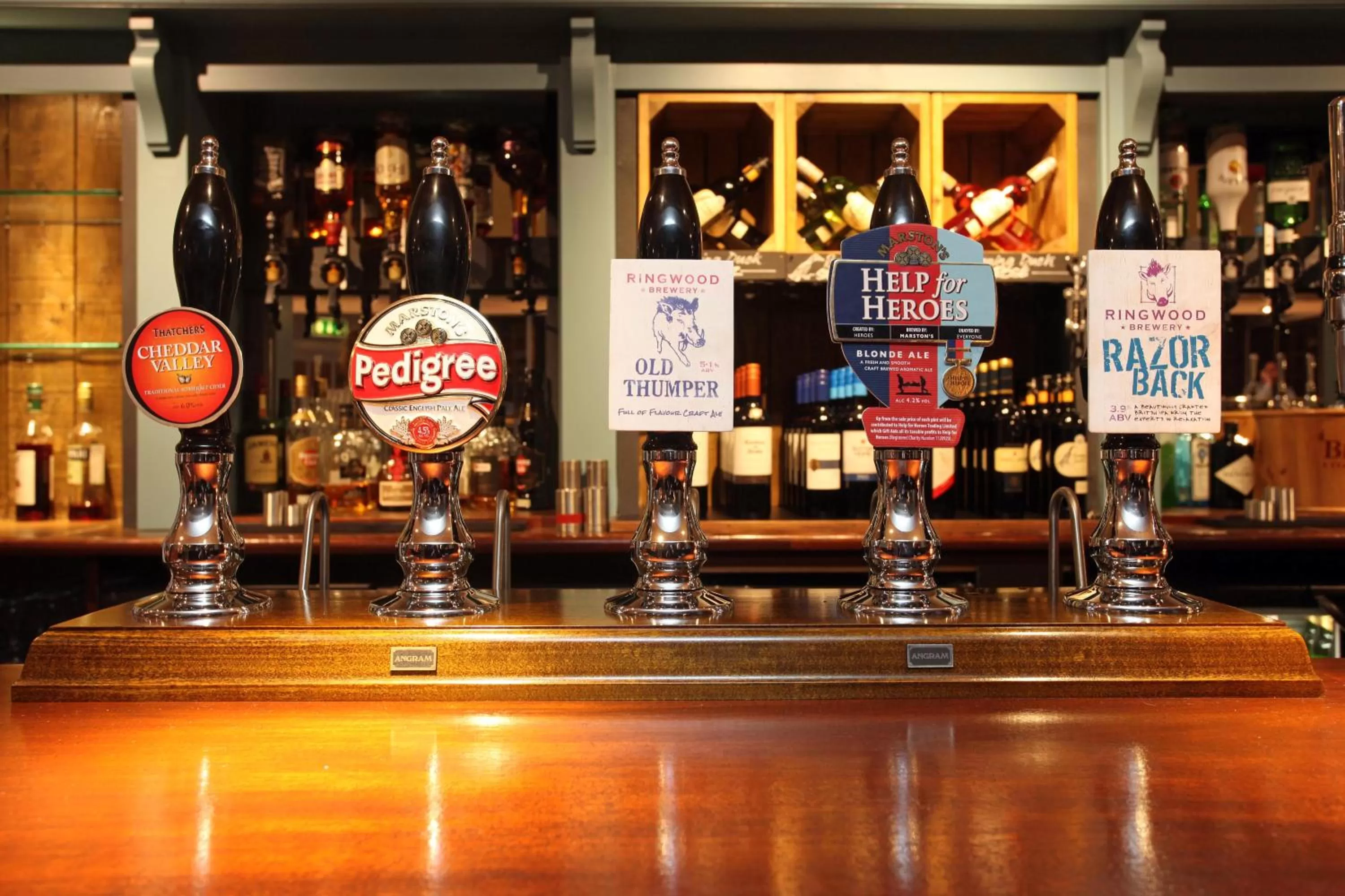 Lounge or bar in Half Moon, Sherborne by Marston's Inns