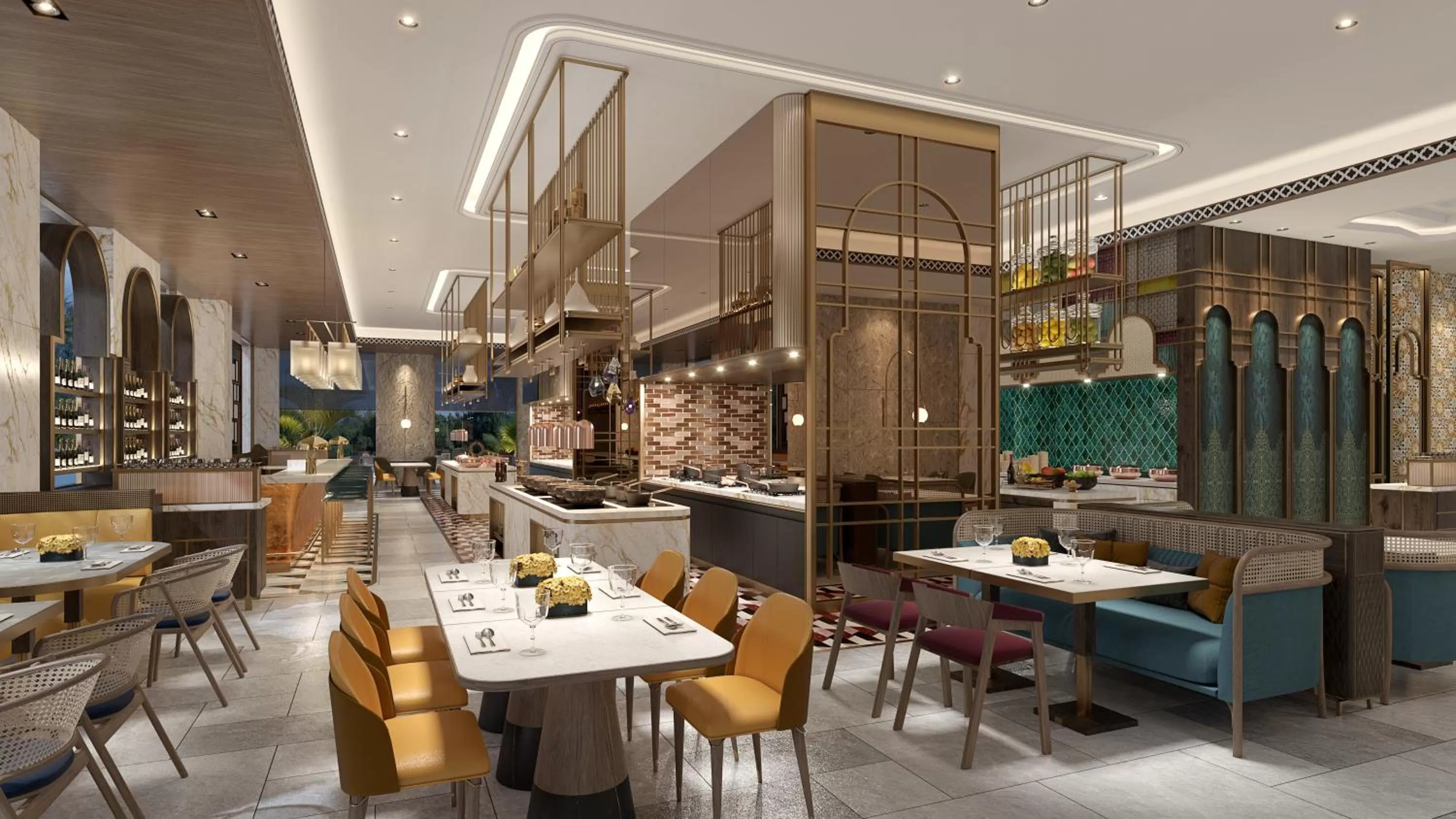 Restaurant/places to eat in Radisson Blu Hotel & Spa, Nashik